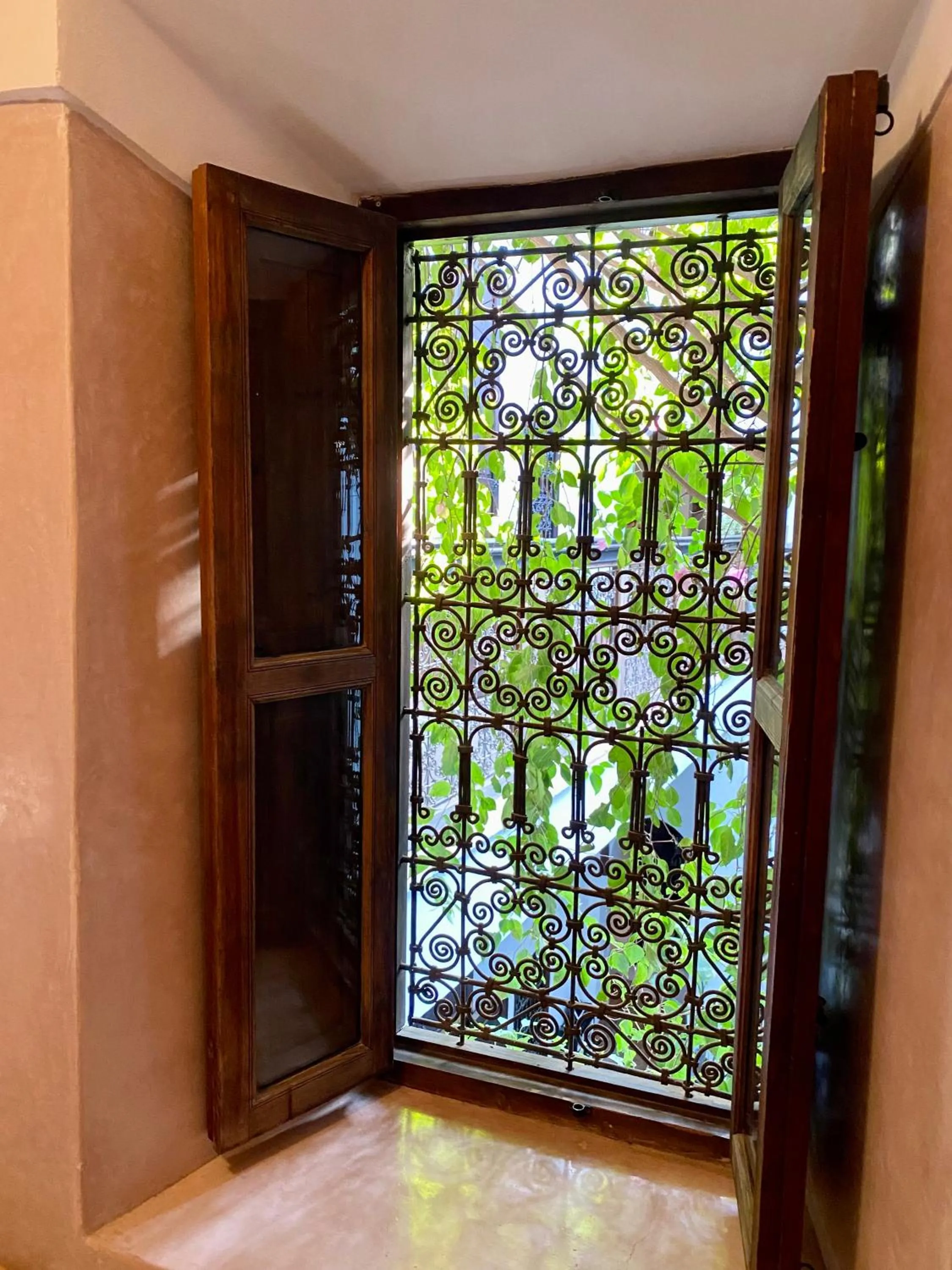 Garden view in Riad Wabisabi