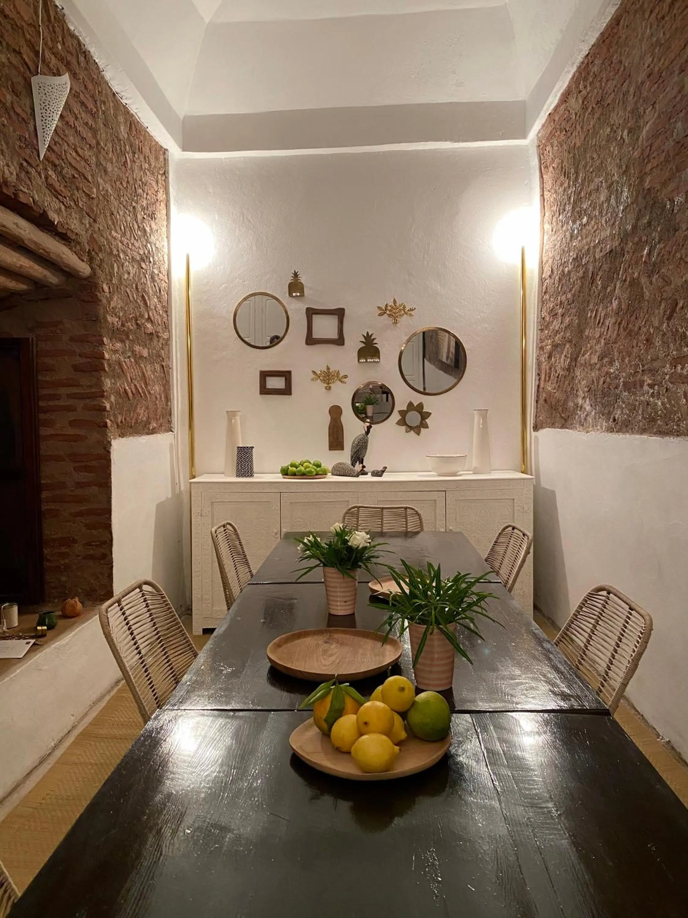 Dining area in Riad Wabisabi