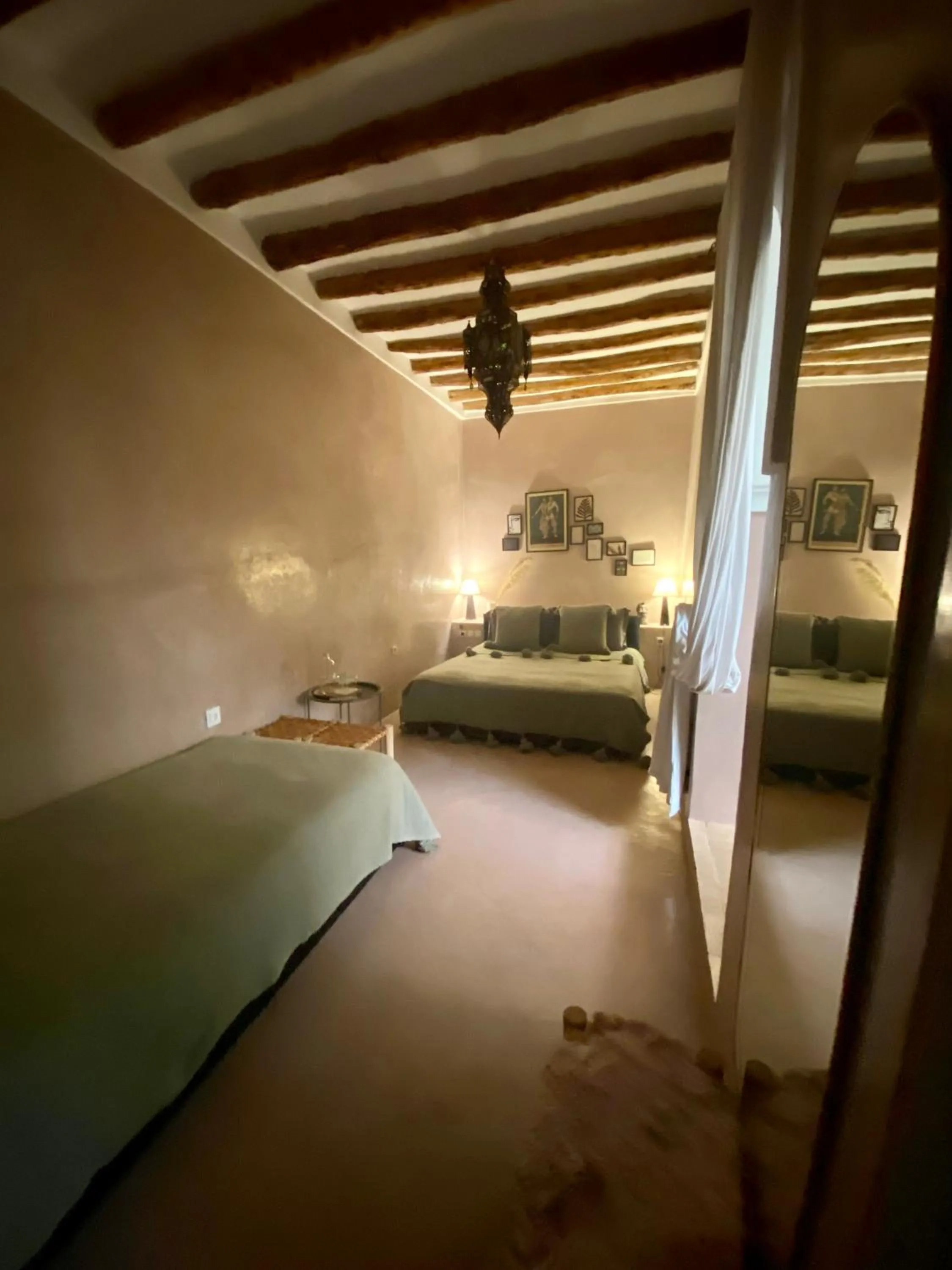 Bed in Riad Wabisabi