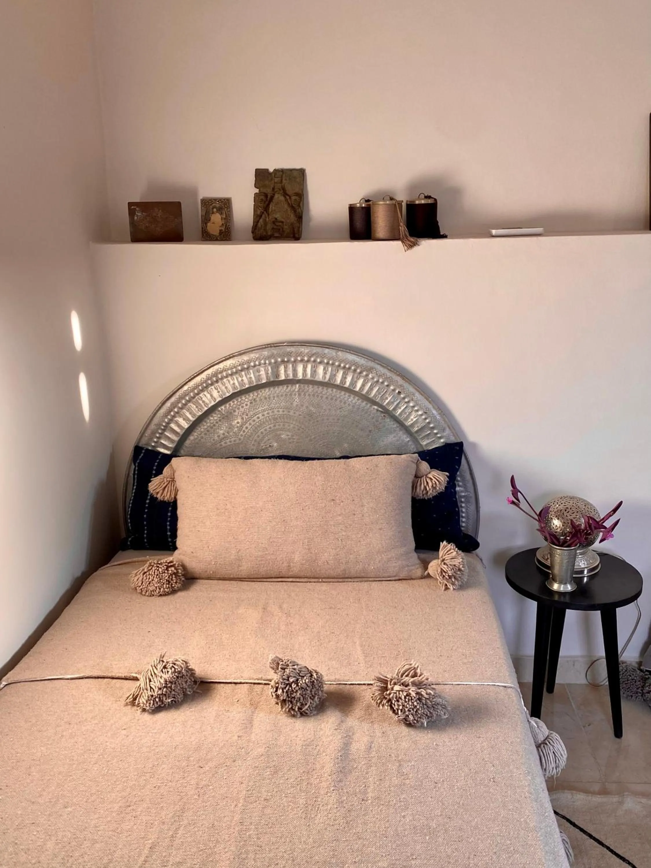 Bed in Riad Wabisabi