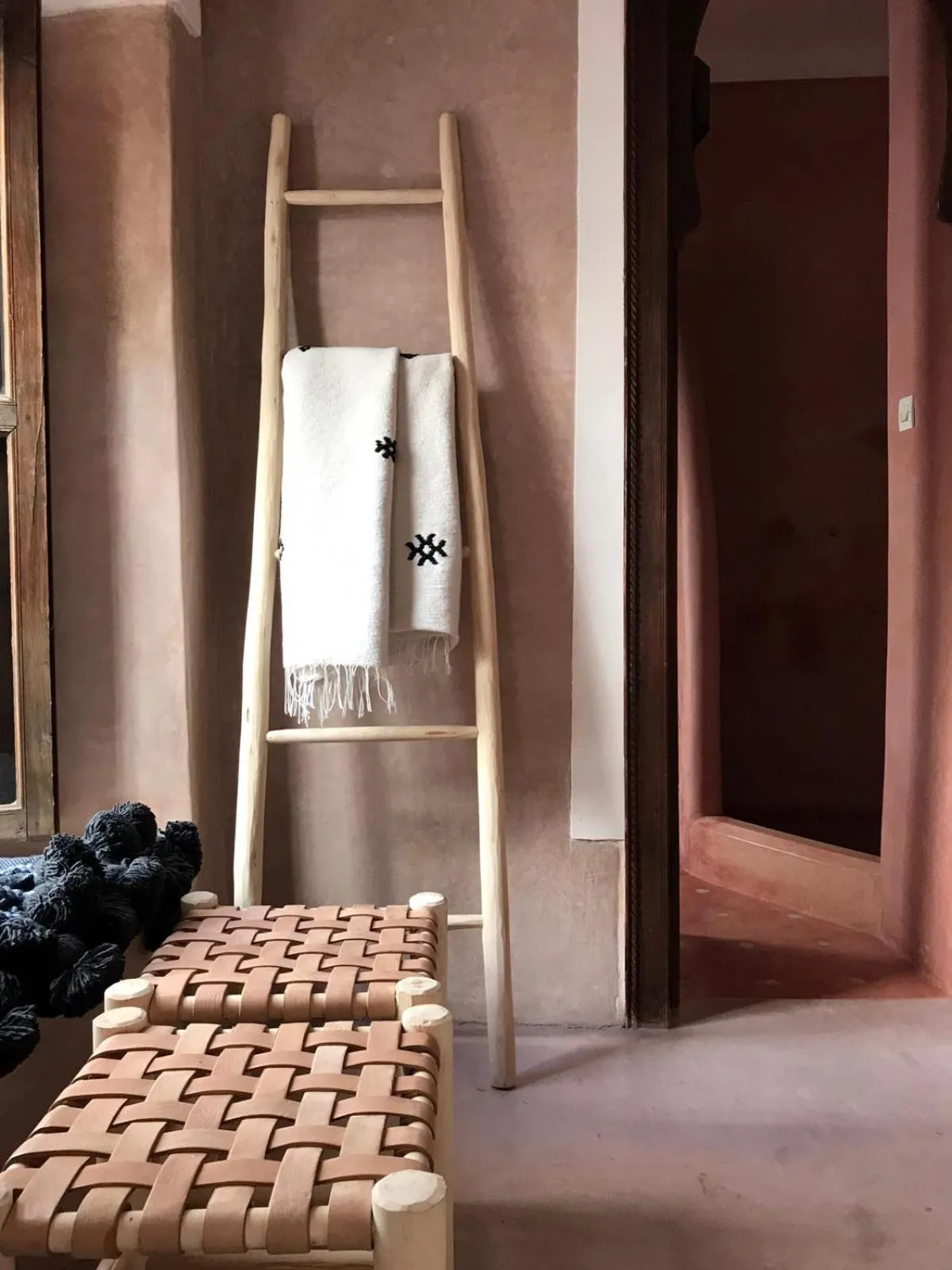 Photo of the whole room, Bed in Riad Wabisabi