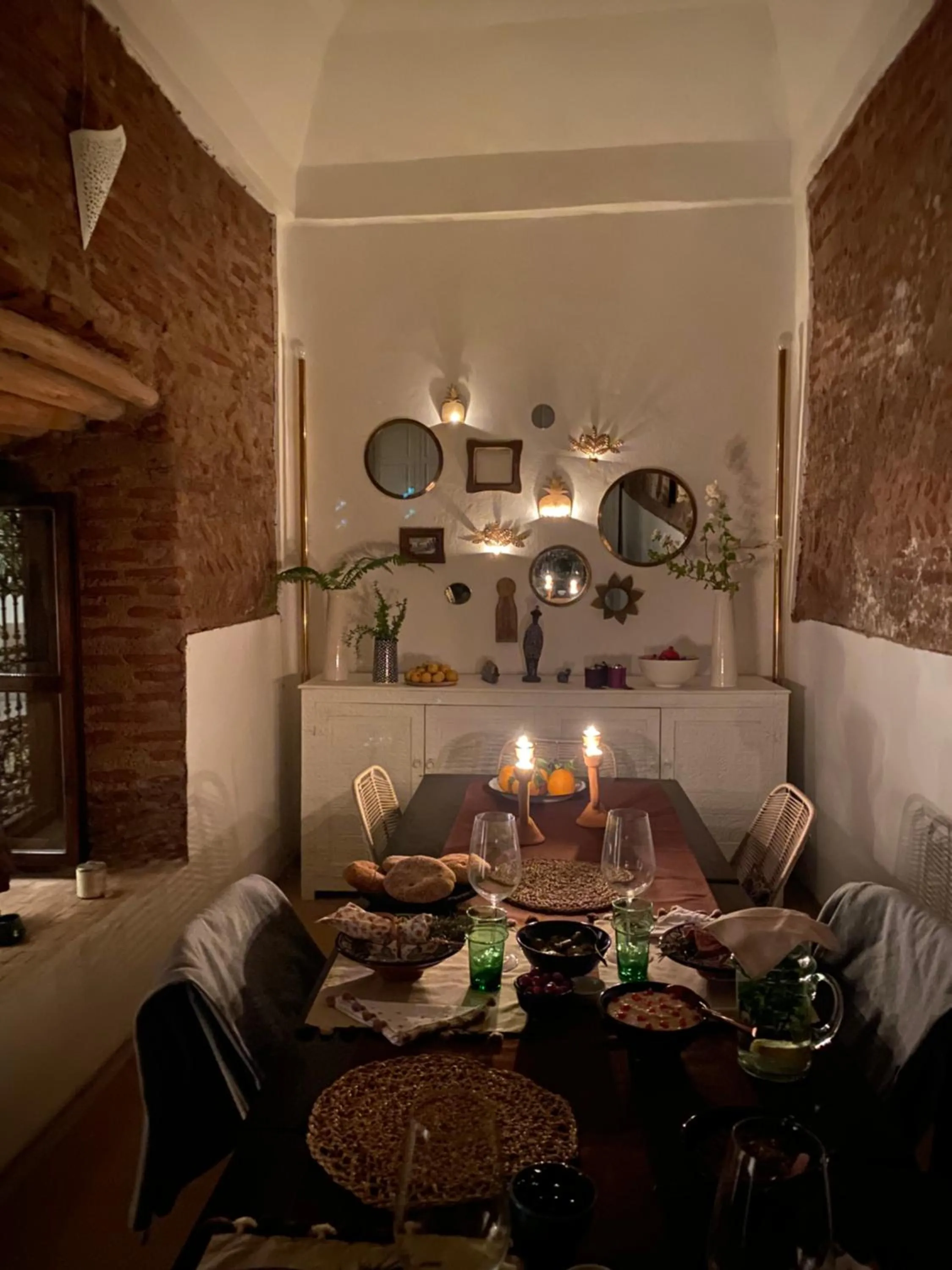 Living room in Riad Wabisabi