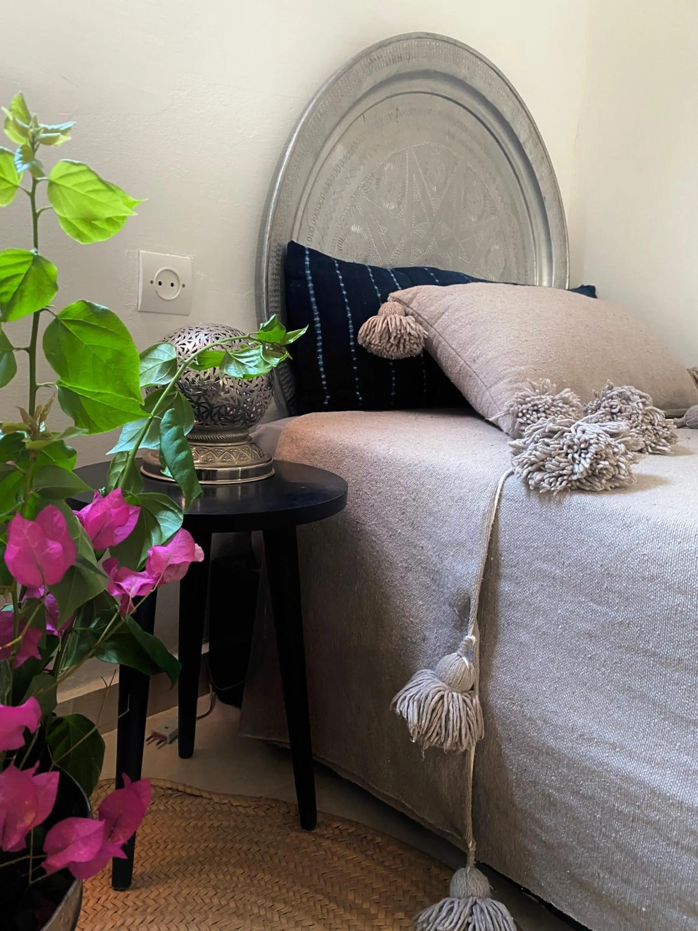 Bed in Riad Wabisabi