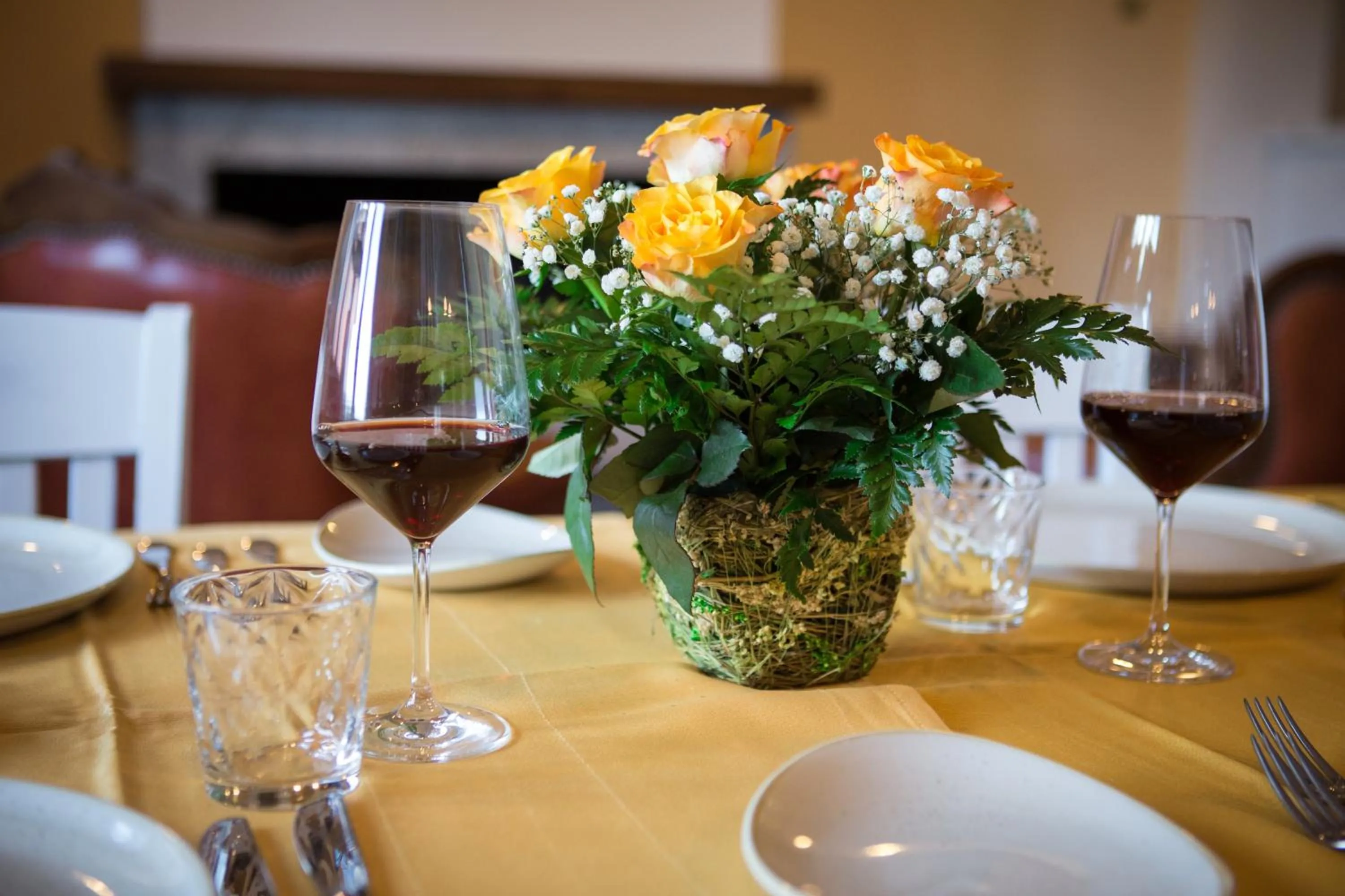 Food and drinks in Il Moscardino Country Resort