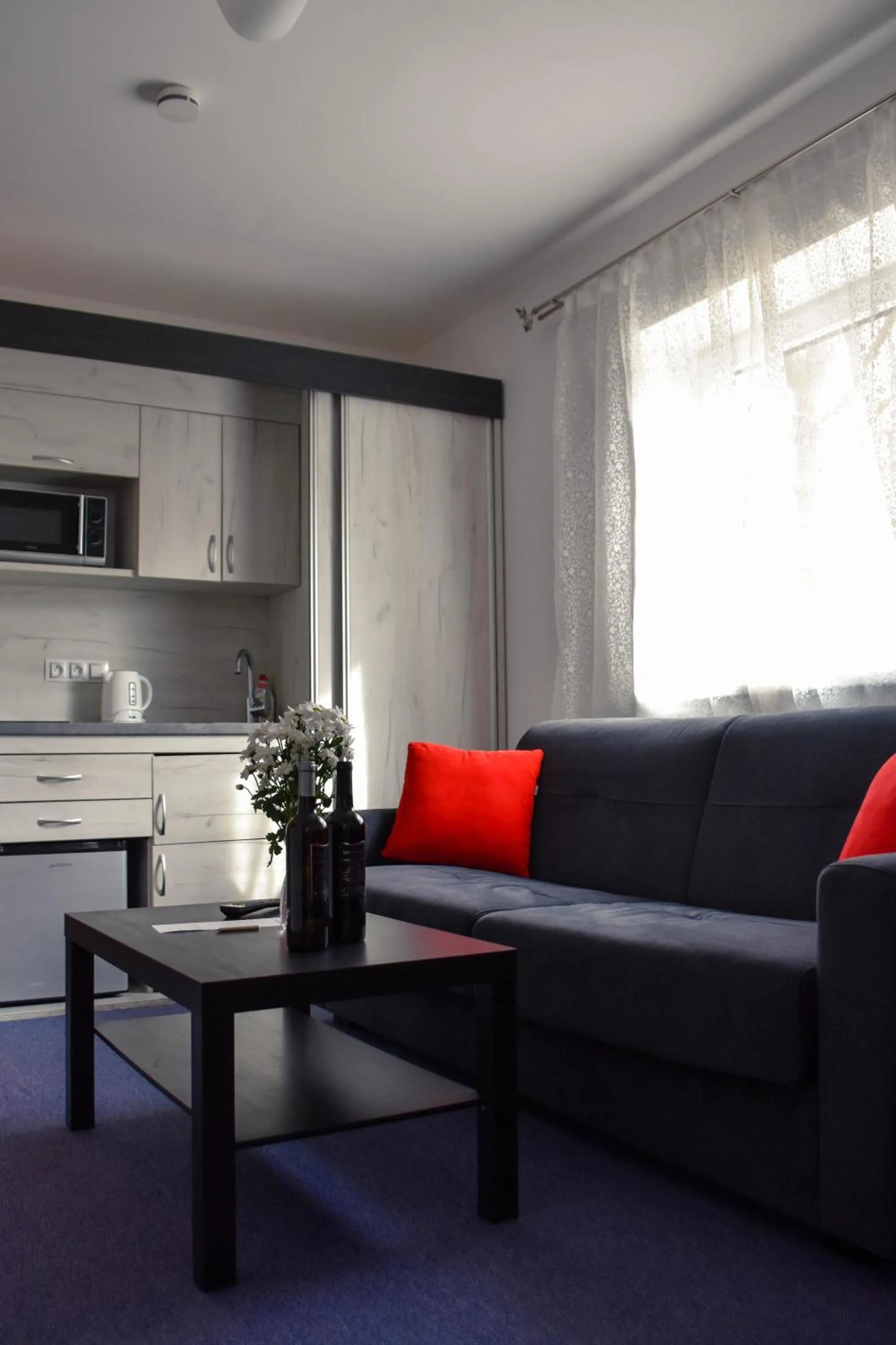 Kitchen or kitchenette in Resort U Fořta