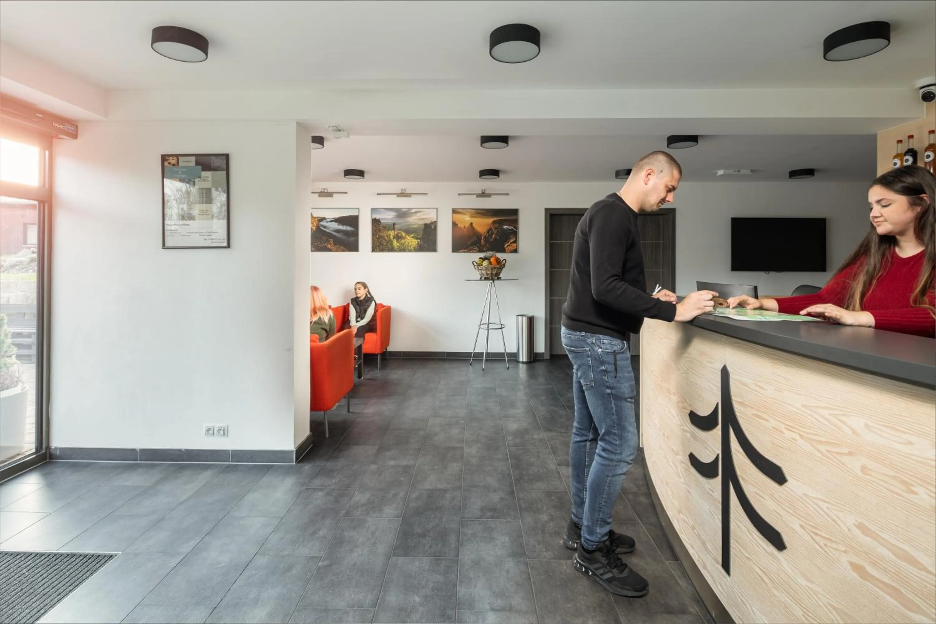 Lobby or reception in Resort U Fořta