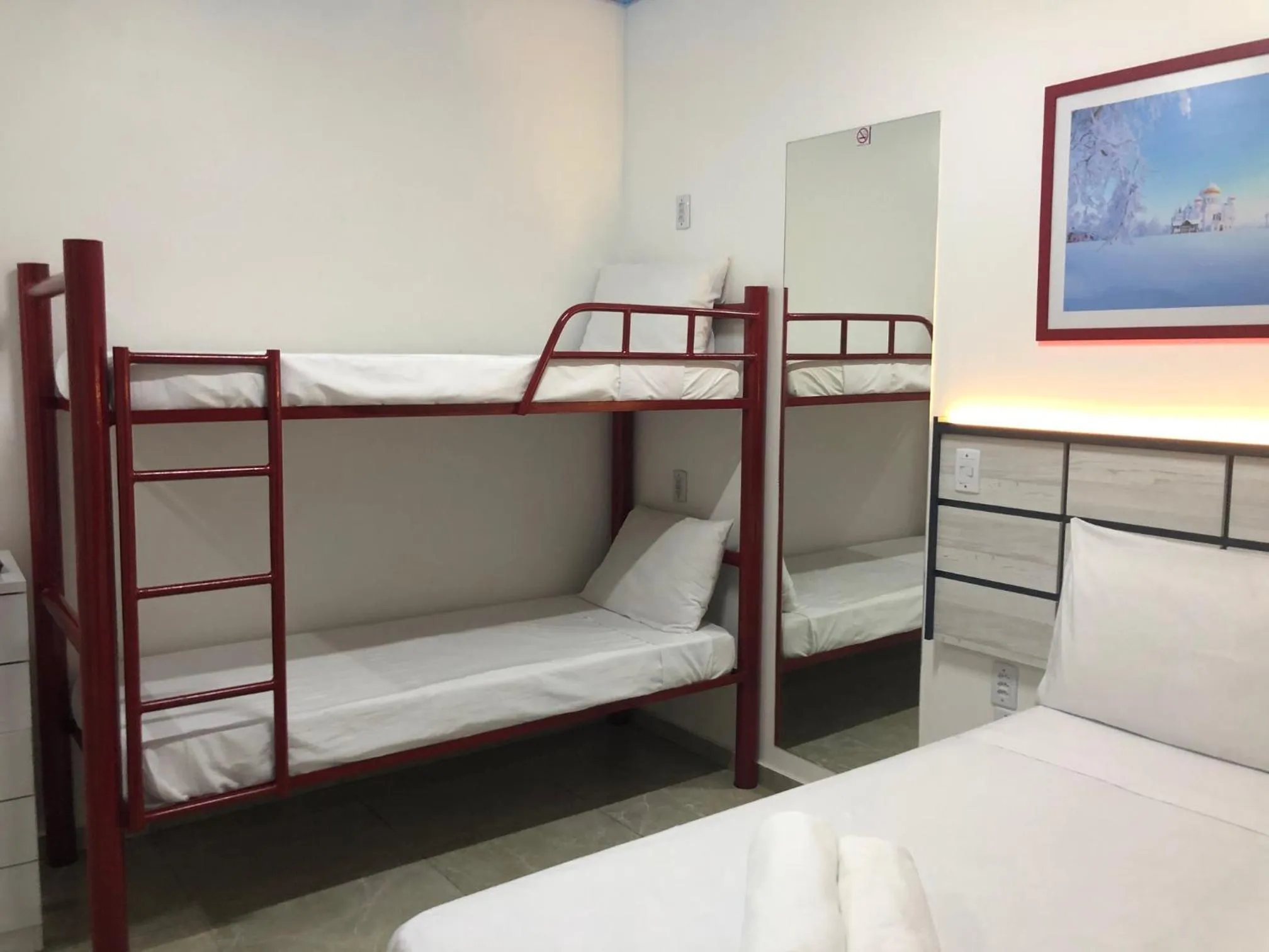 Bed in Pousada Country K no Parque Aquamak