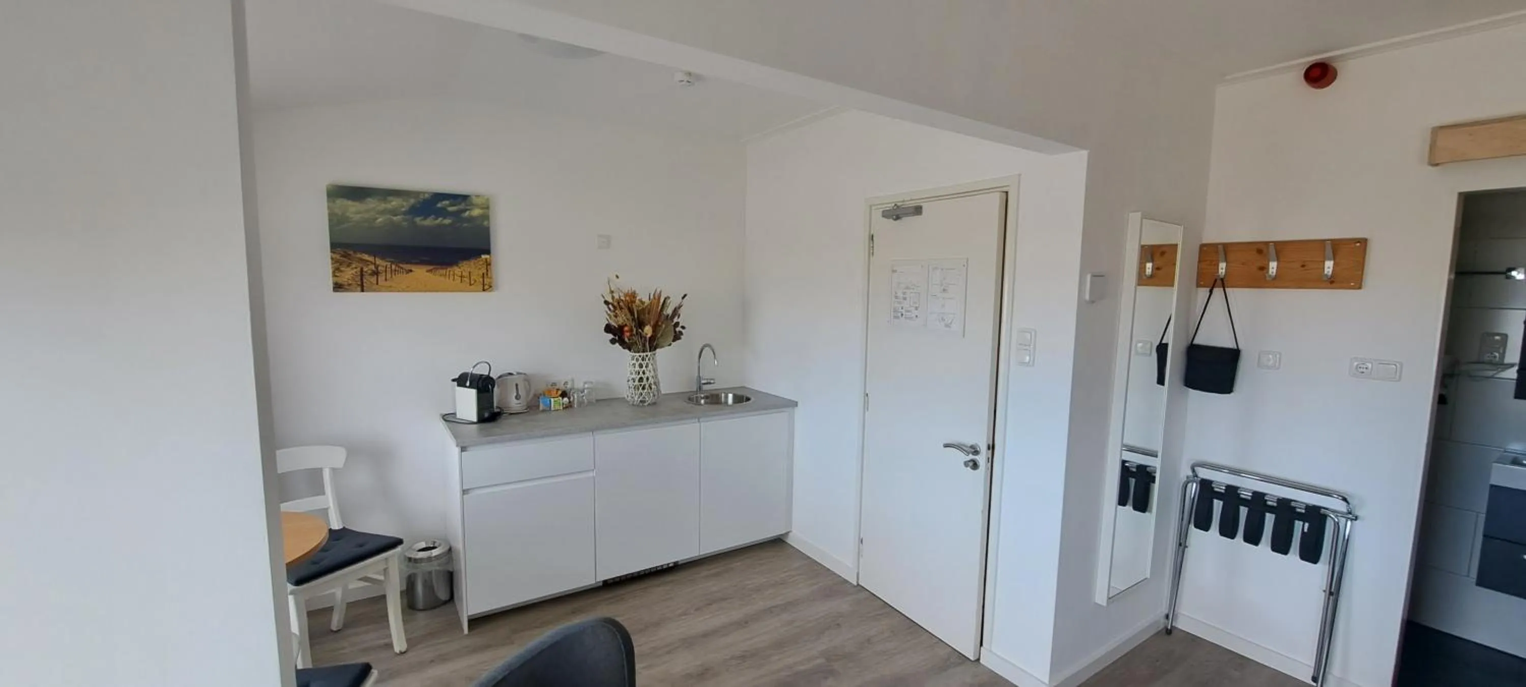 Kitchen or kitchenette in Bed&Breakfast aan Strand