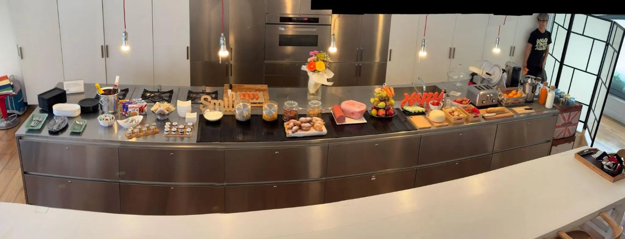 Buffet breakfast in Wrooms Guest House