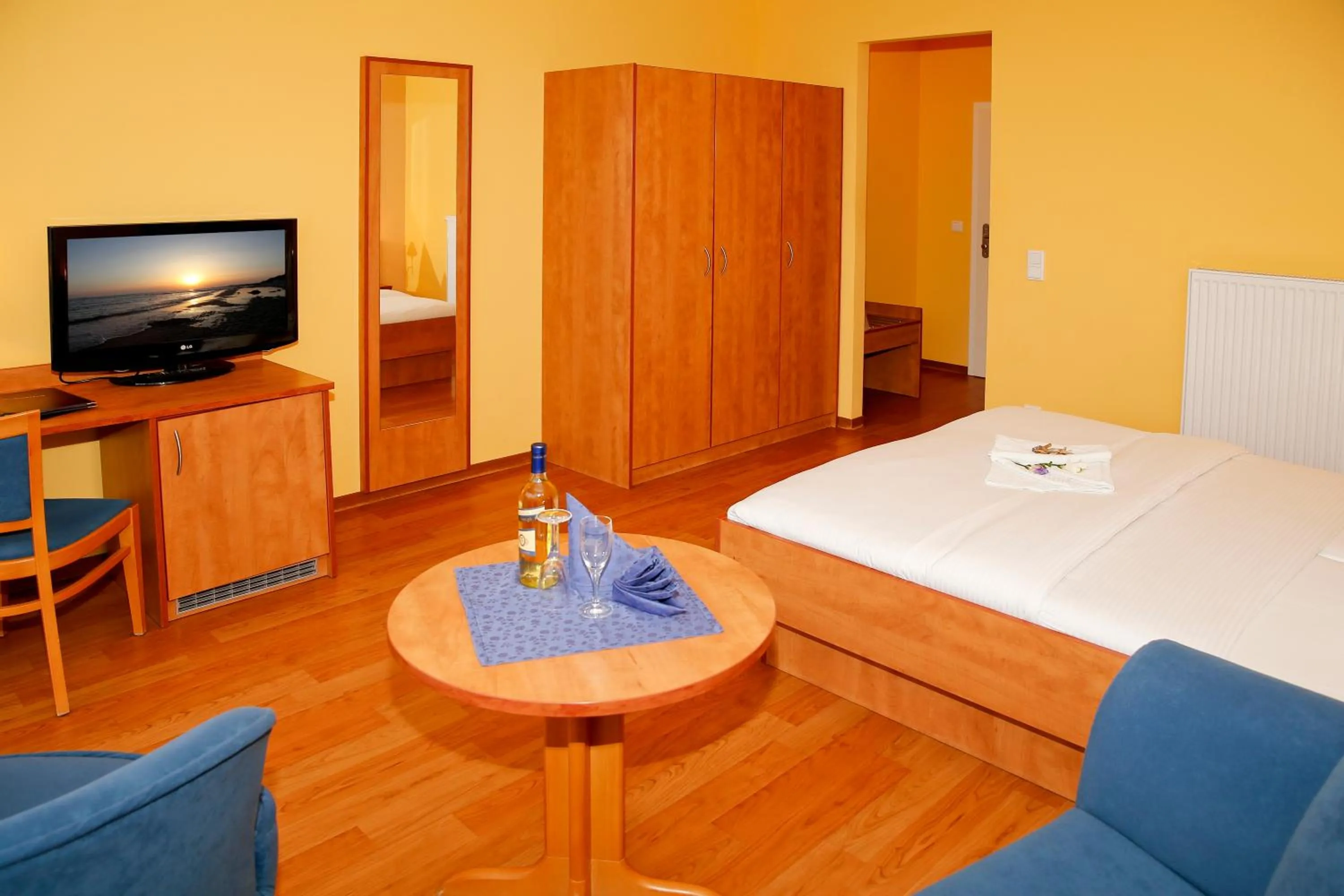 Bed in Landhaus Am Grün