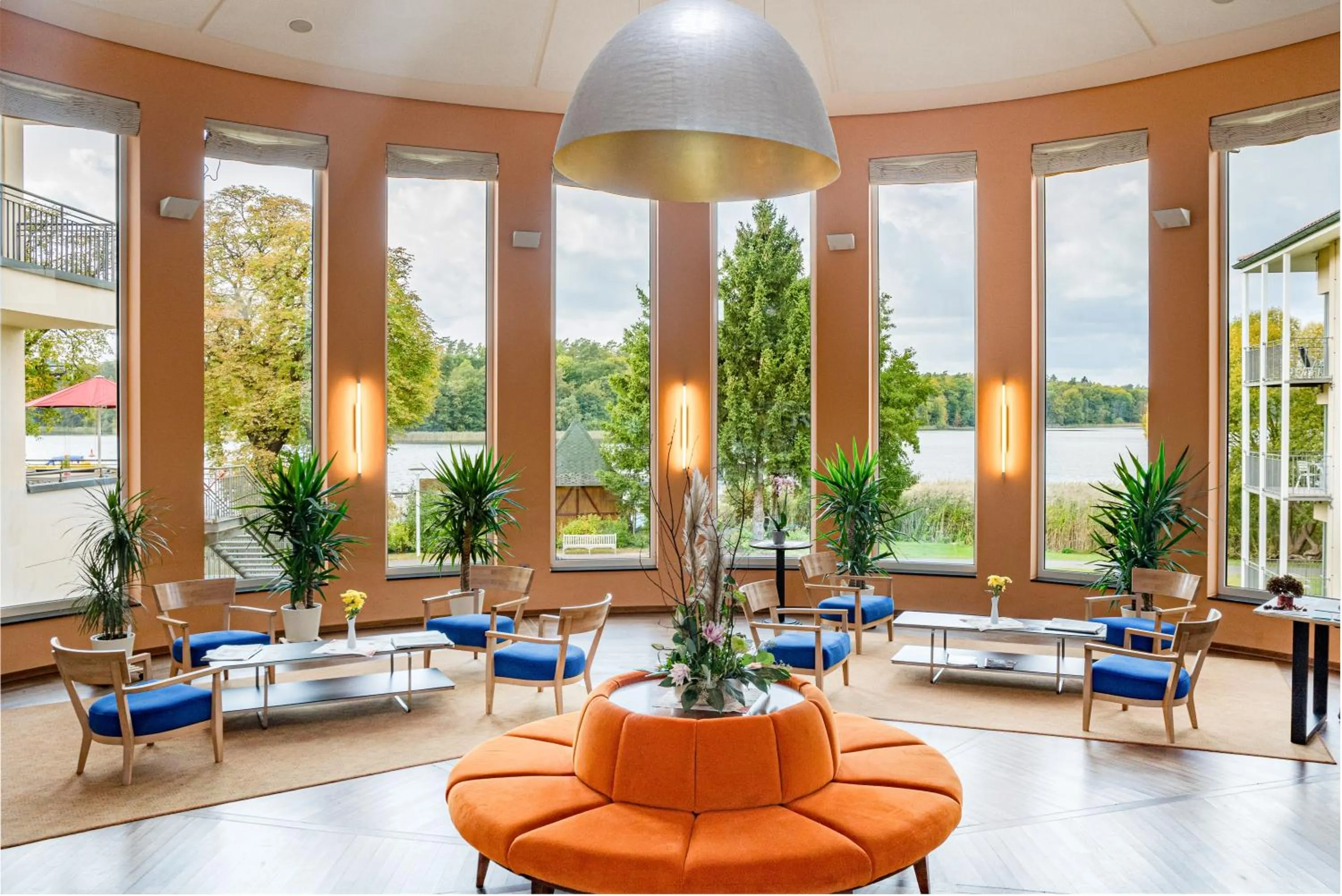 Lobby or reception in Seehotel Rheinsberg