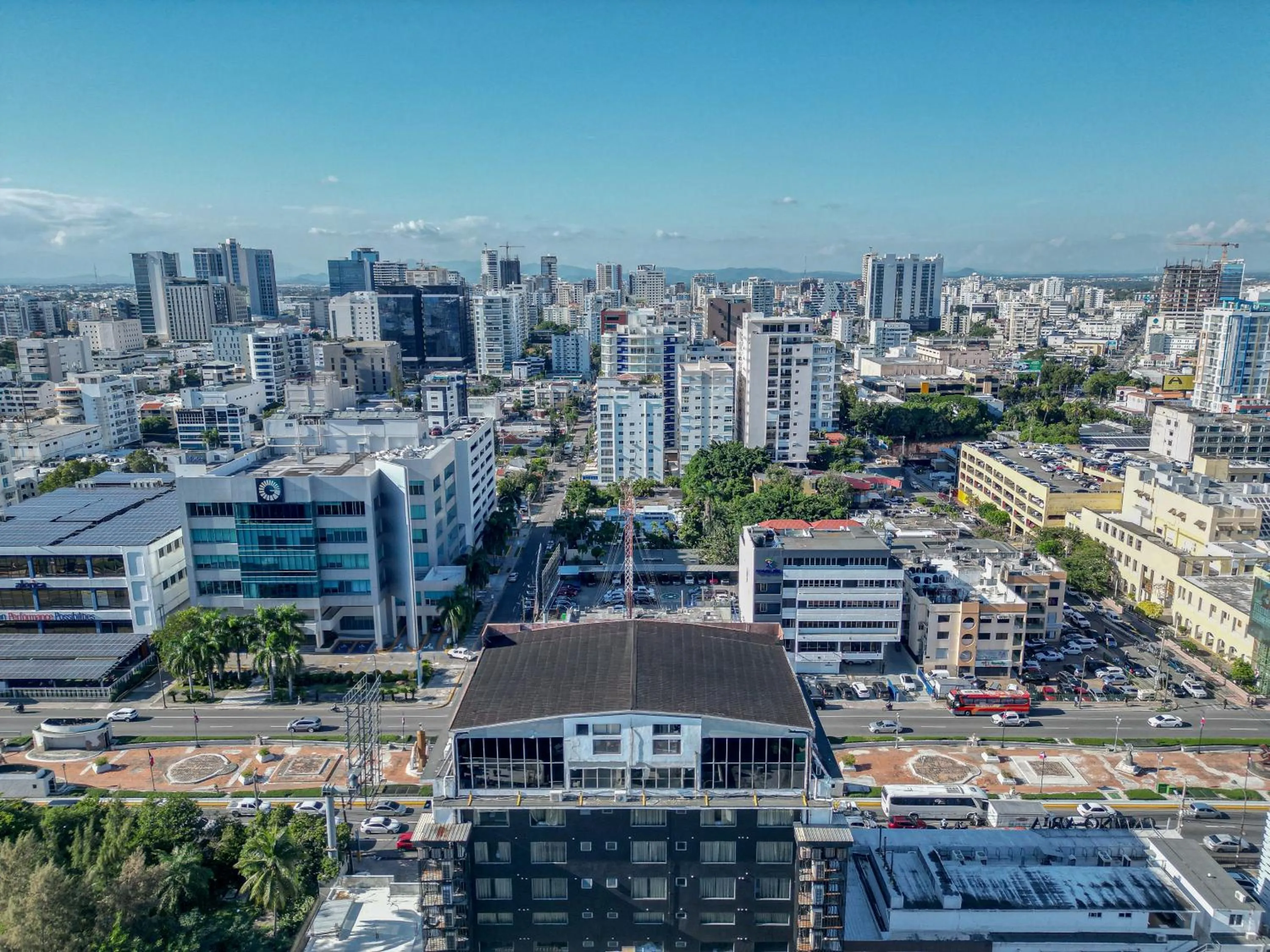 Bird's eye view in Weston Suites Hotel