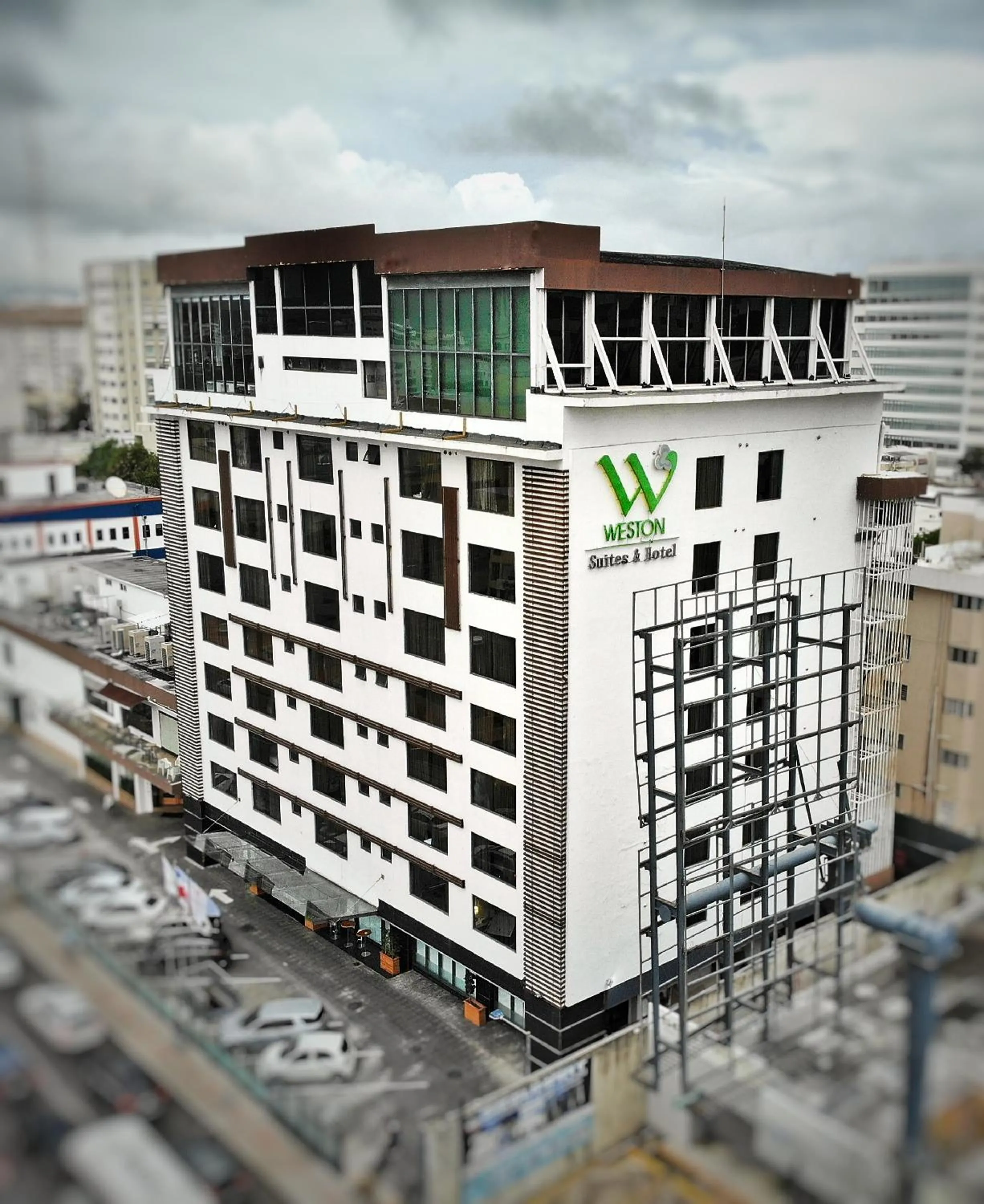 Bird's eye view in Weston Suites Hotel