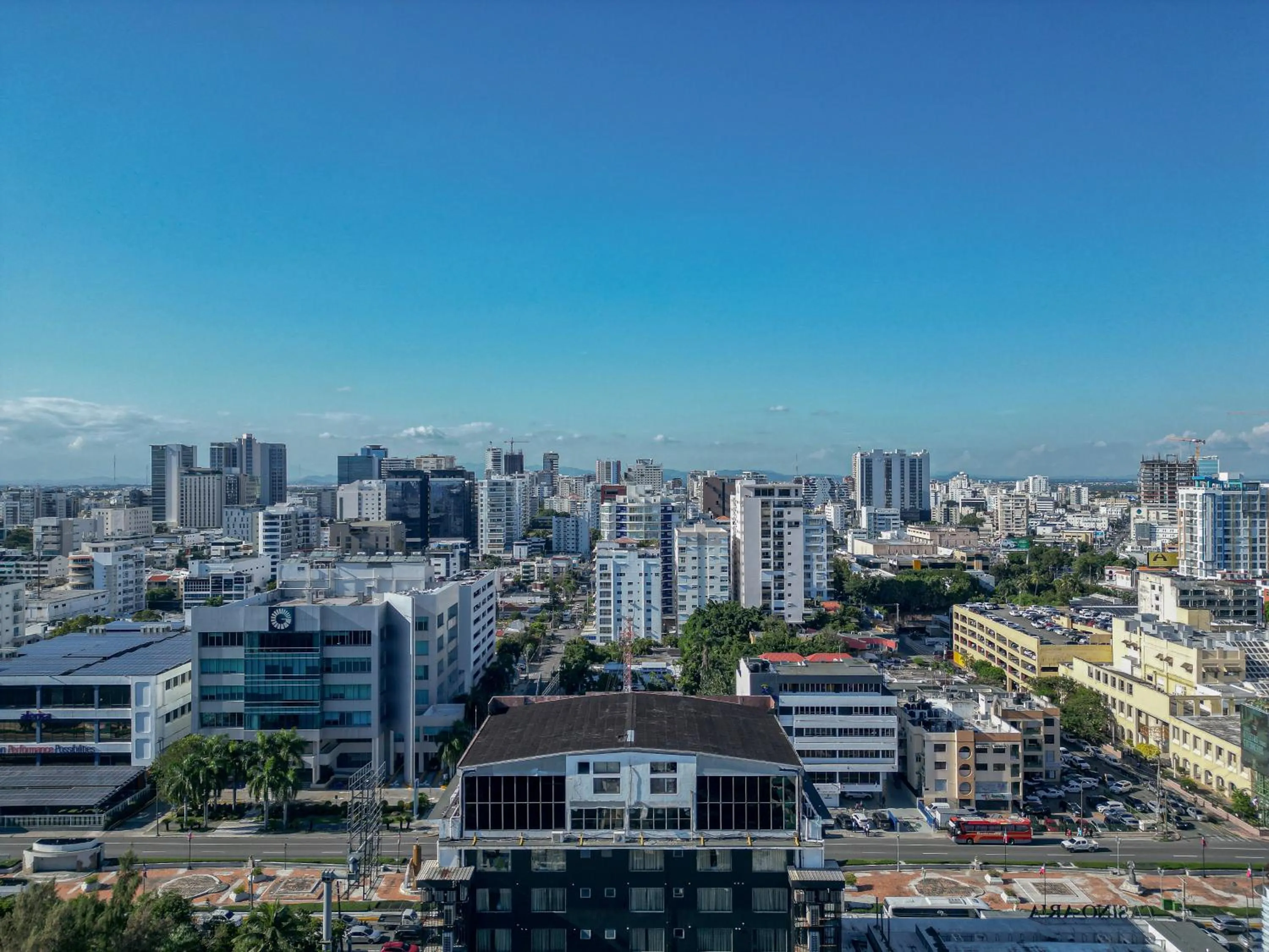 Bird's eye view in Weston Suites Hotel