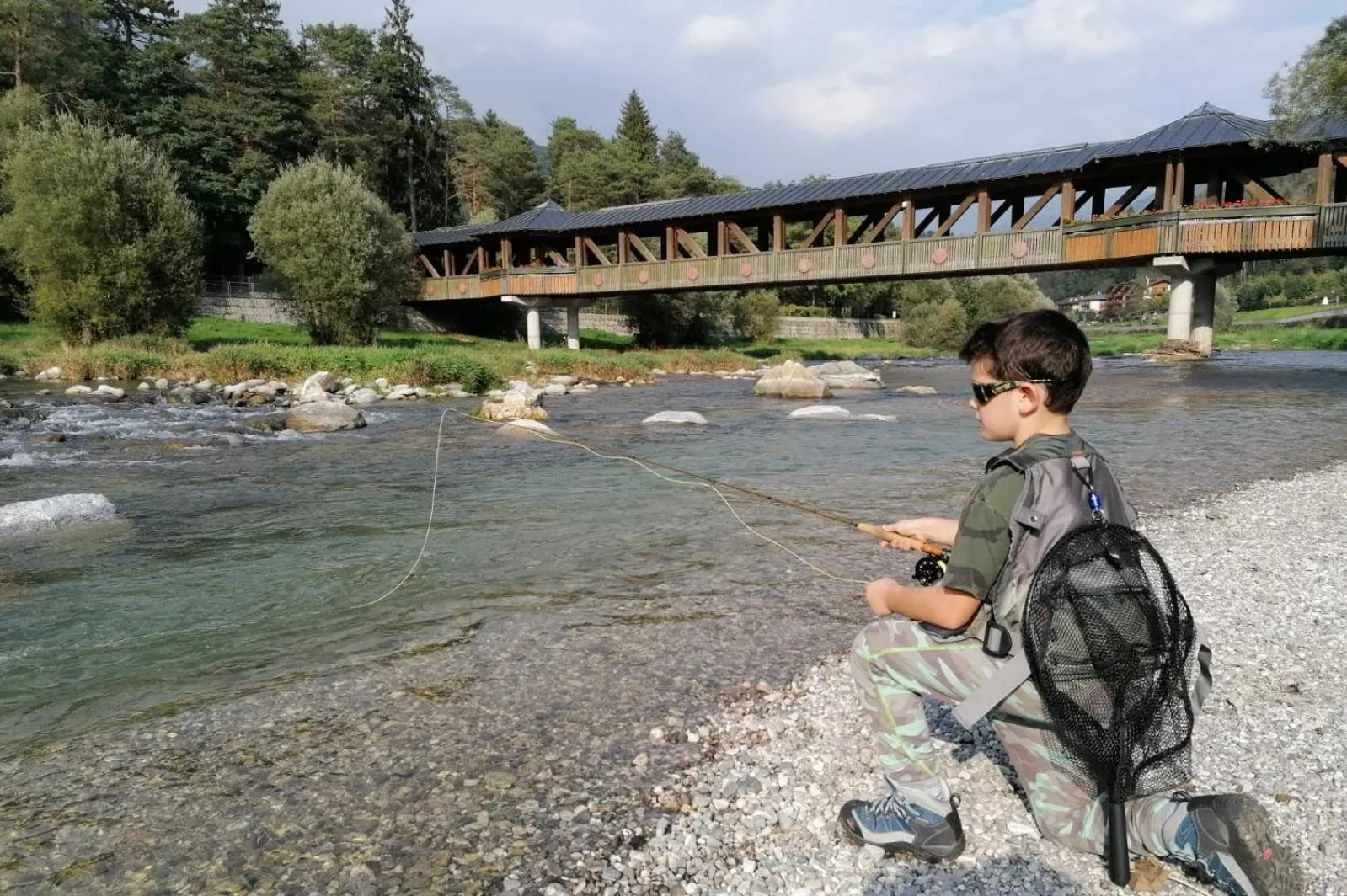 Fishing in Hotel Bel Sit