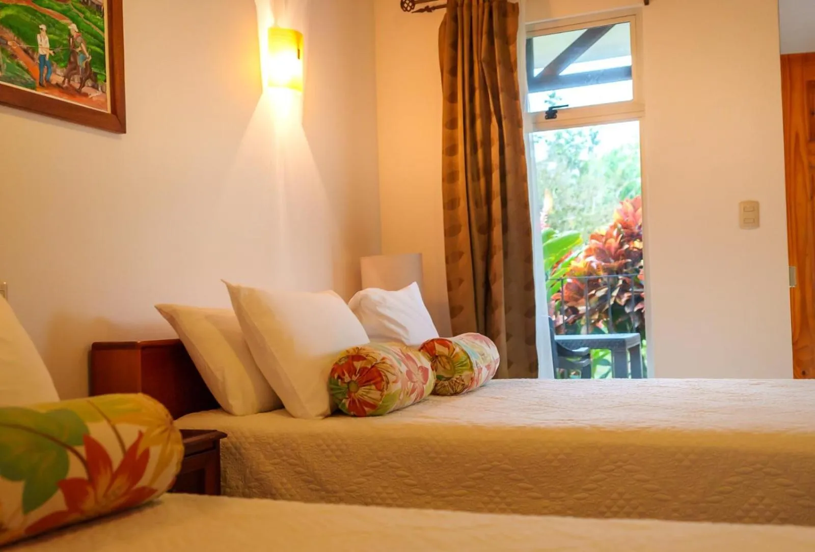 Bed in Hotel Eco Arenal