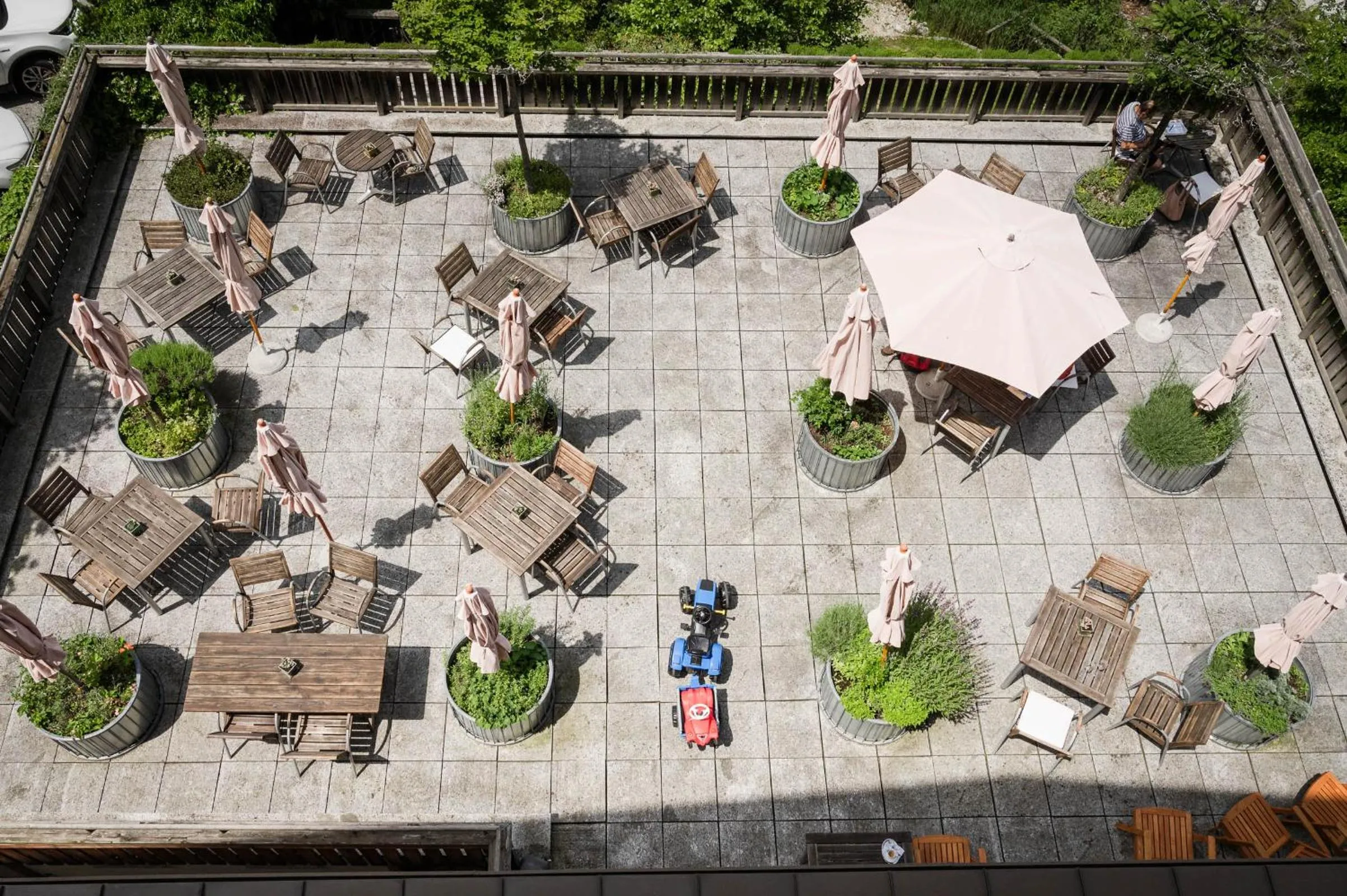 Balcony/Terrace in Panoramahotel Wagner - Das Biohotel am Semmering