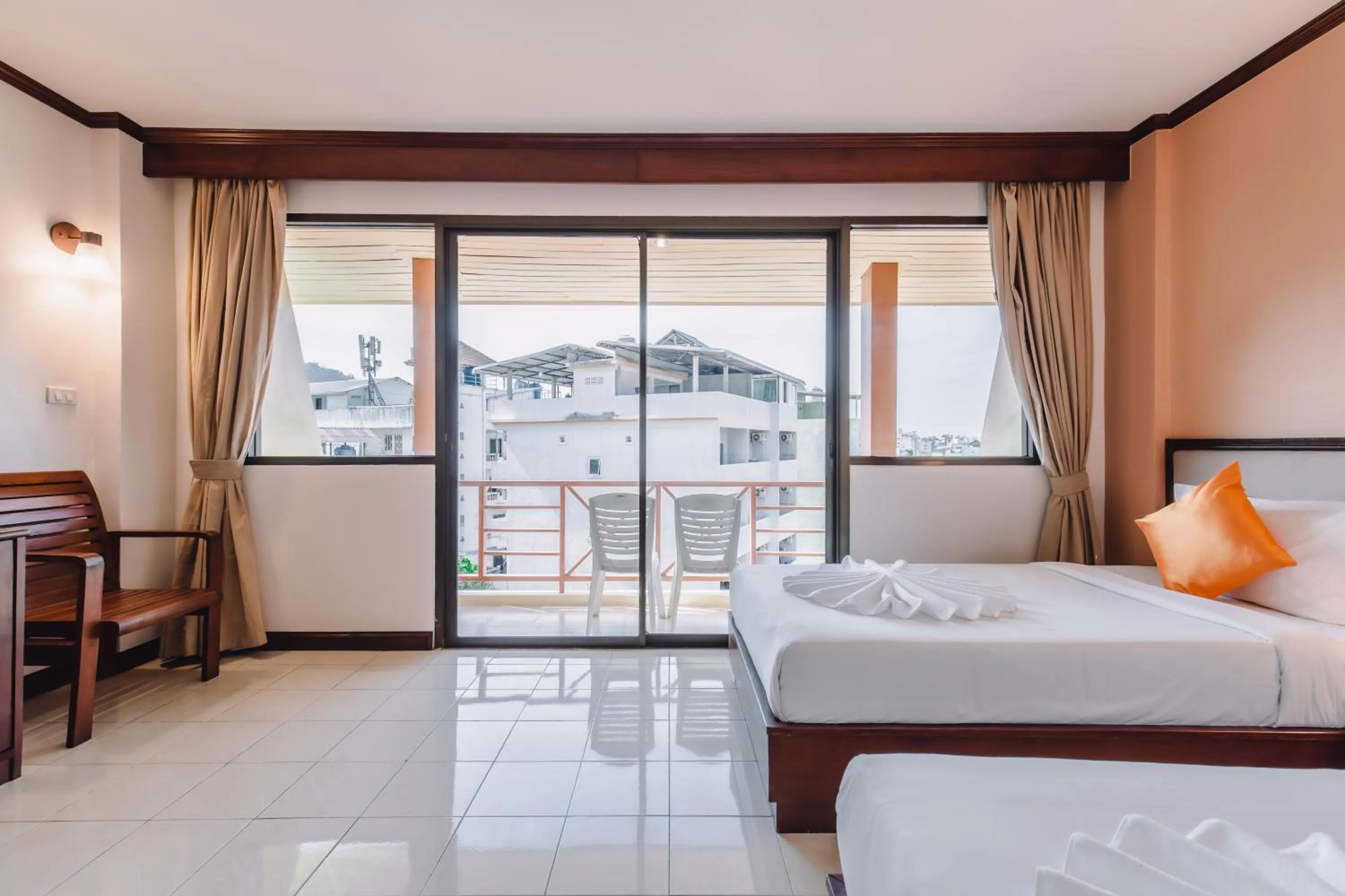 Bed in Bauman Ville Hotel