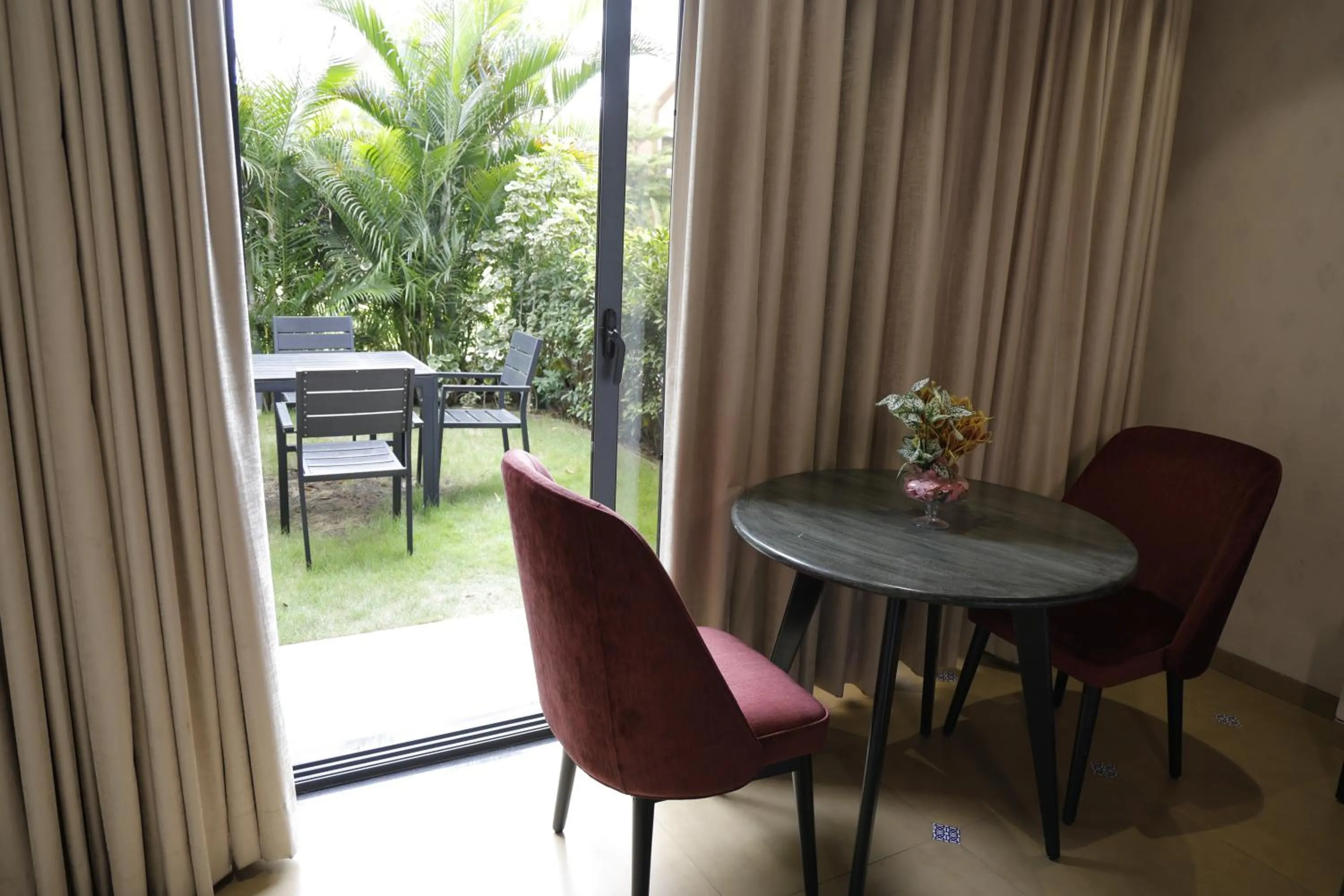 Patio in Radisson Resort & Spa Kandla