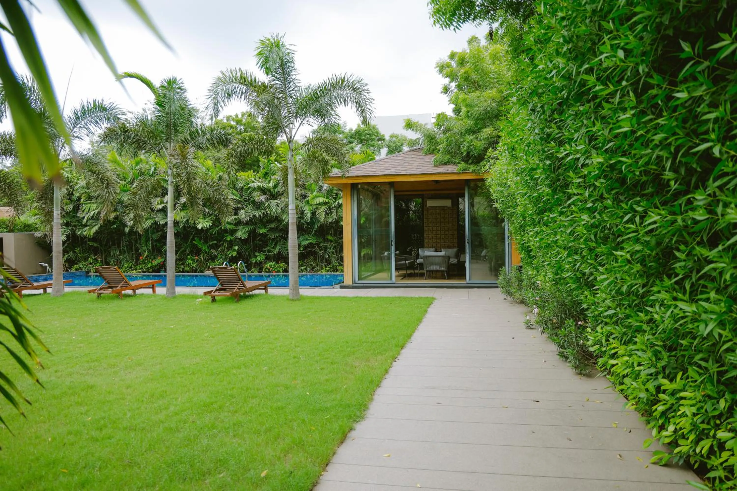 Patio in Radisson Resort & Spa Kandla