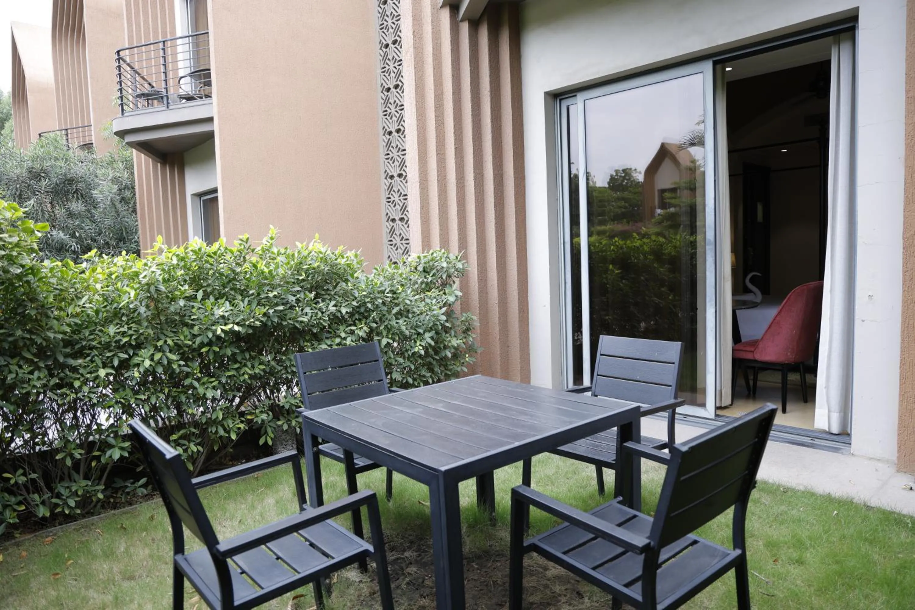 Patio in Radisson Resort & Spa Kandla