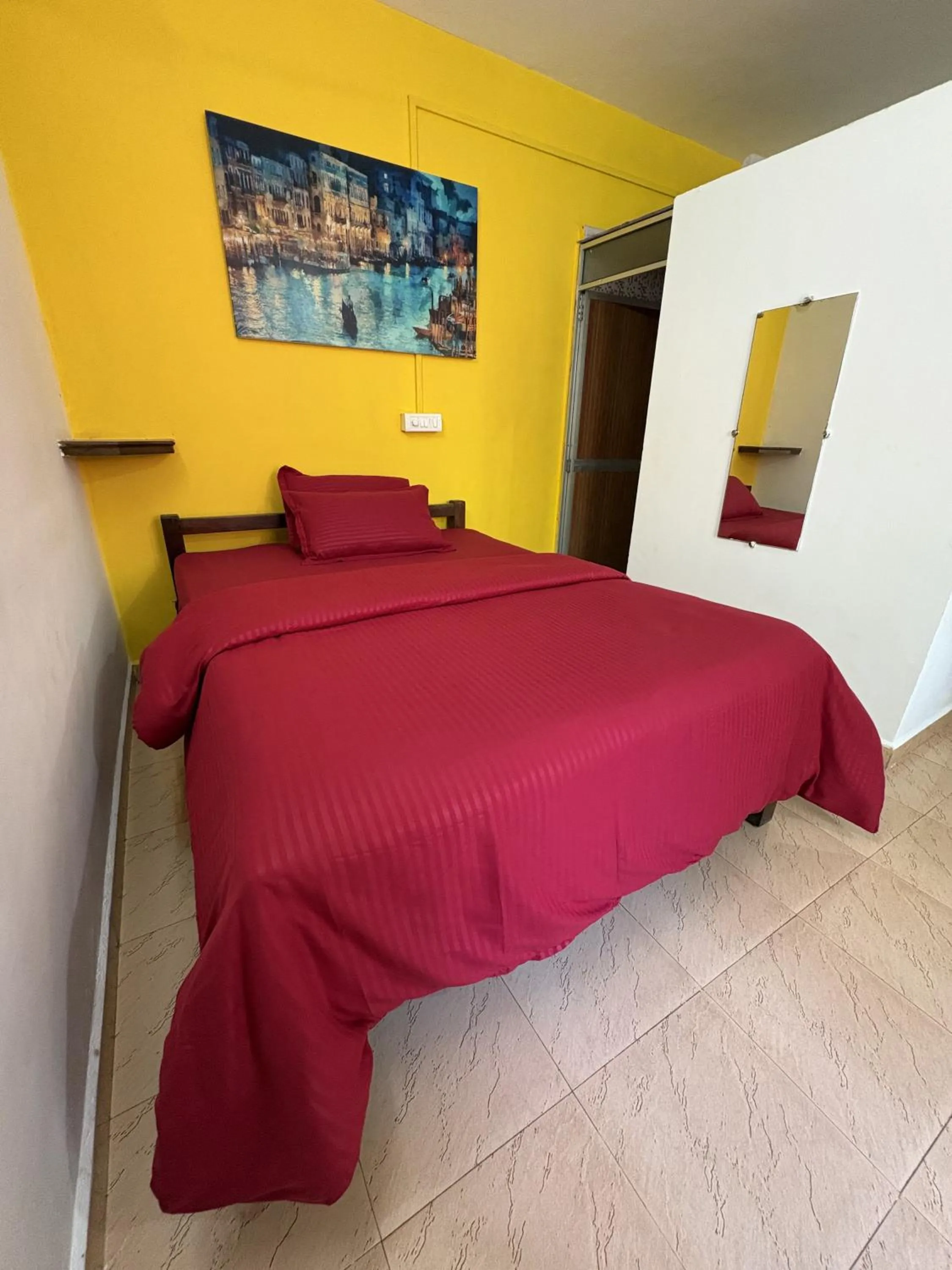 Bed in Jes Guest House