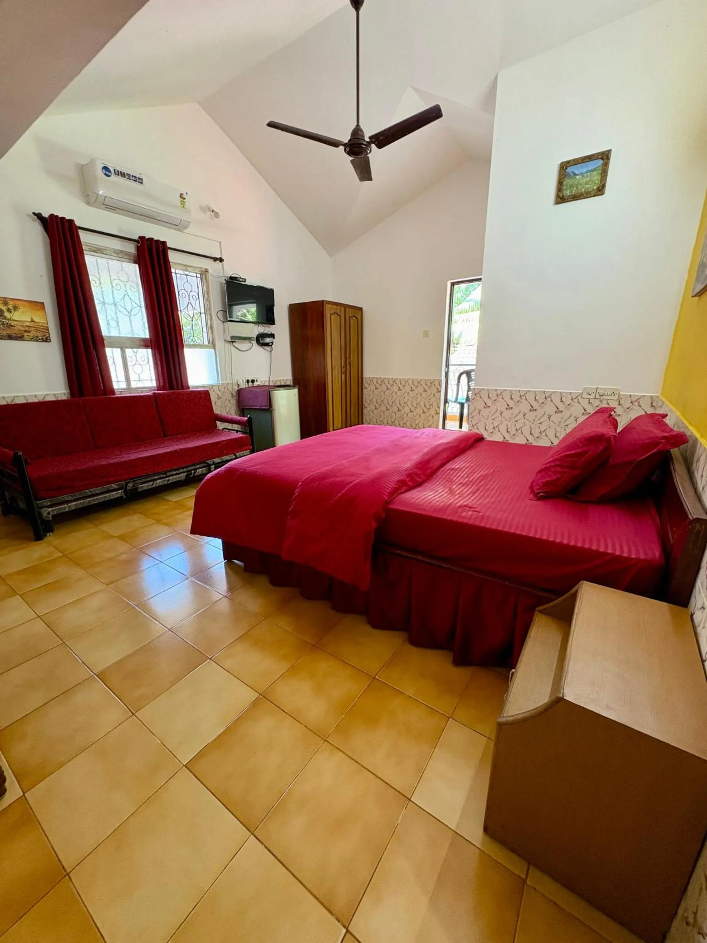 Bed in Jes Guest House