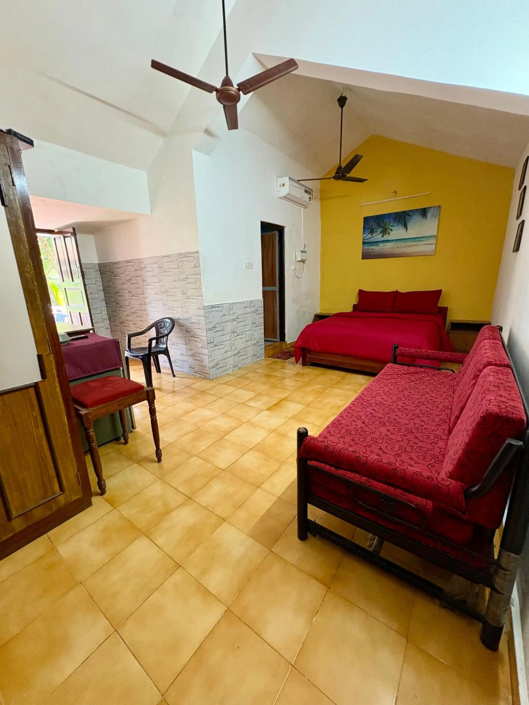 Bed in Jes Guest House