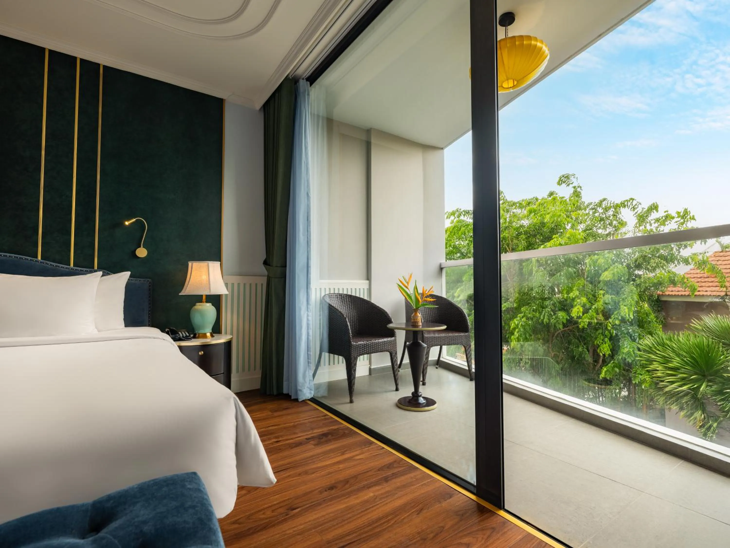 Balcony/Terrace, Bed in Bel Marina Hoi An Resort