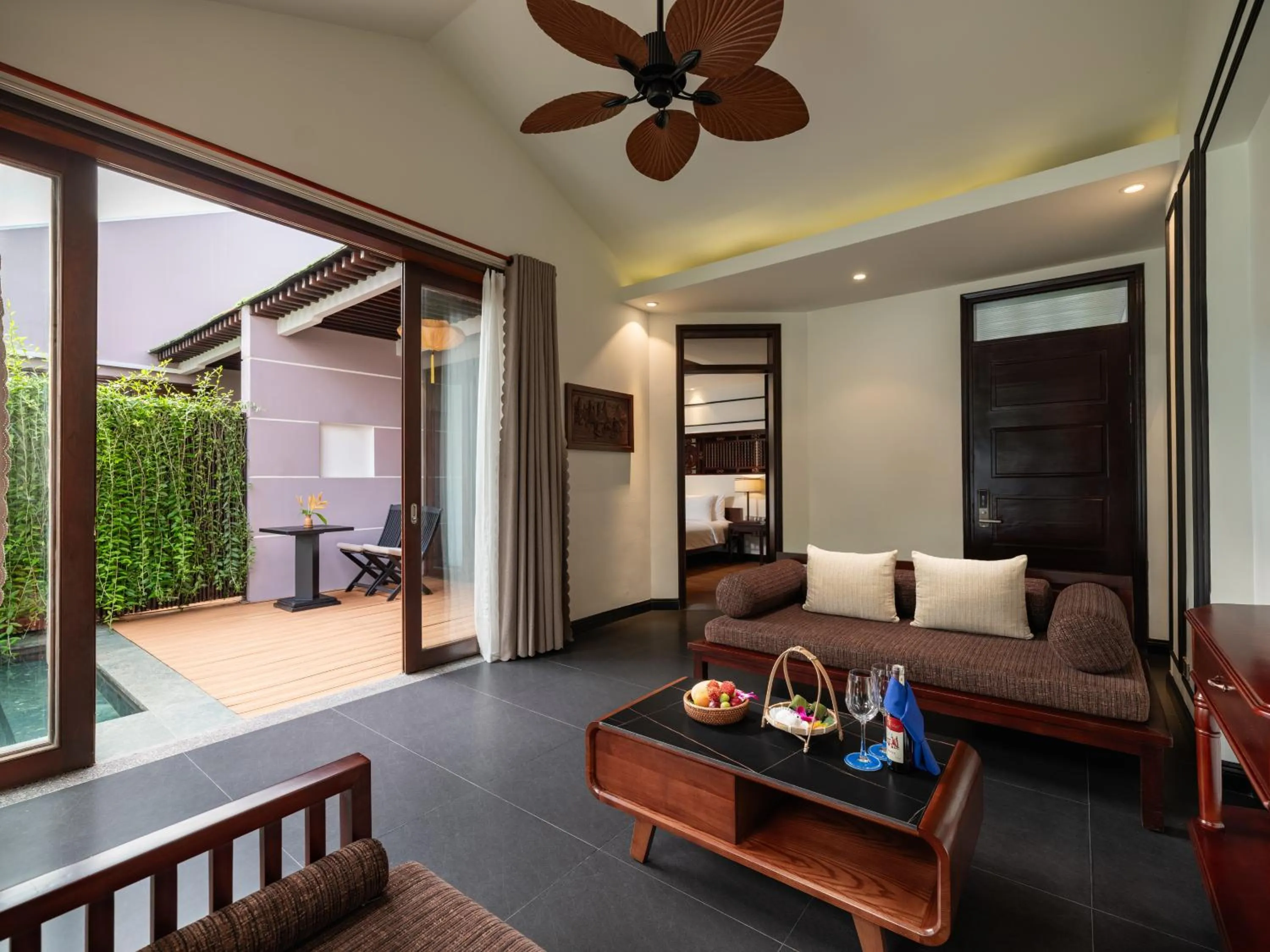 Living room in Bel Marina Hoi An Resort