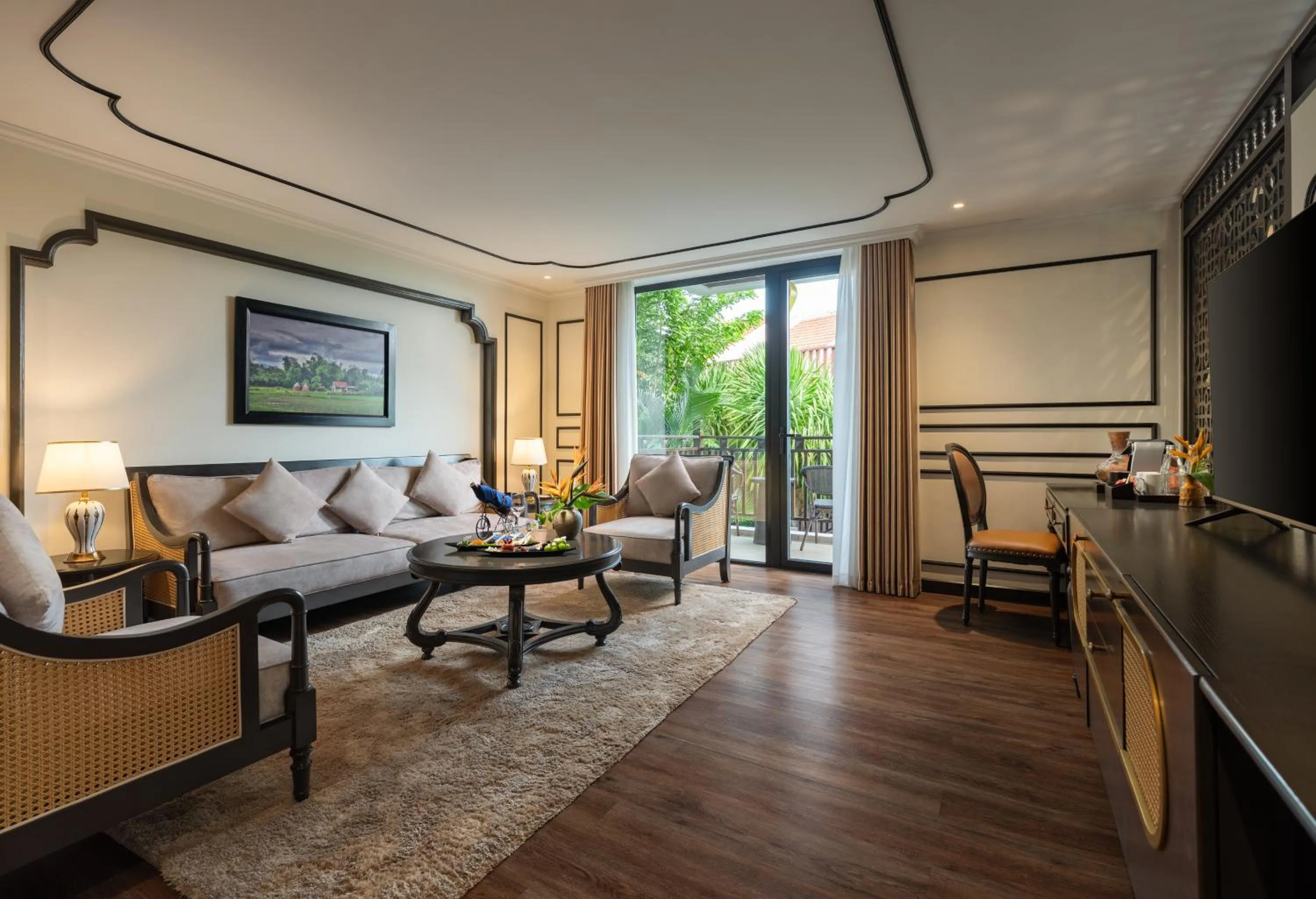 Living room in Bel Marina Hoi An Resort