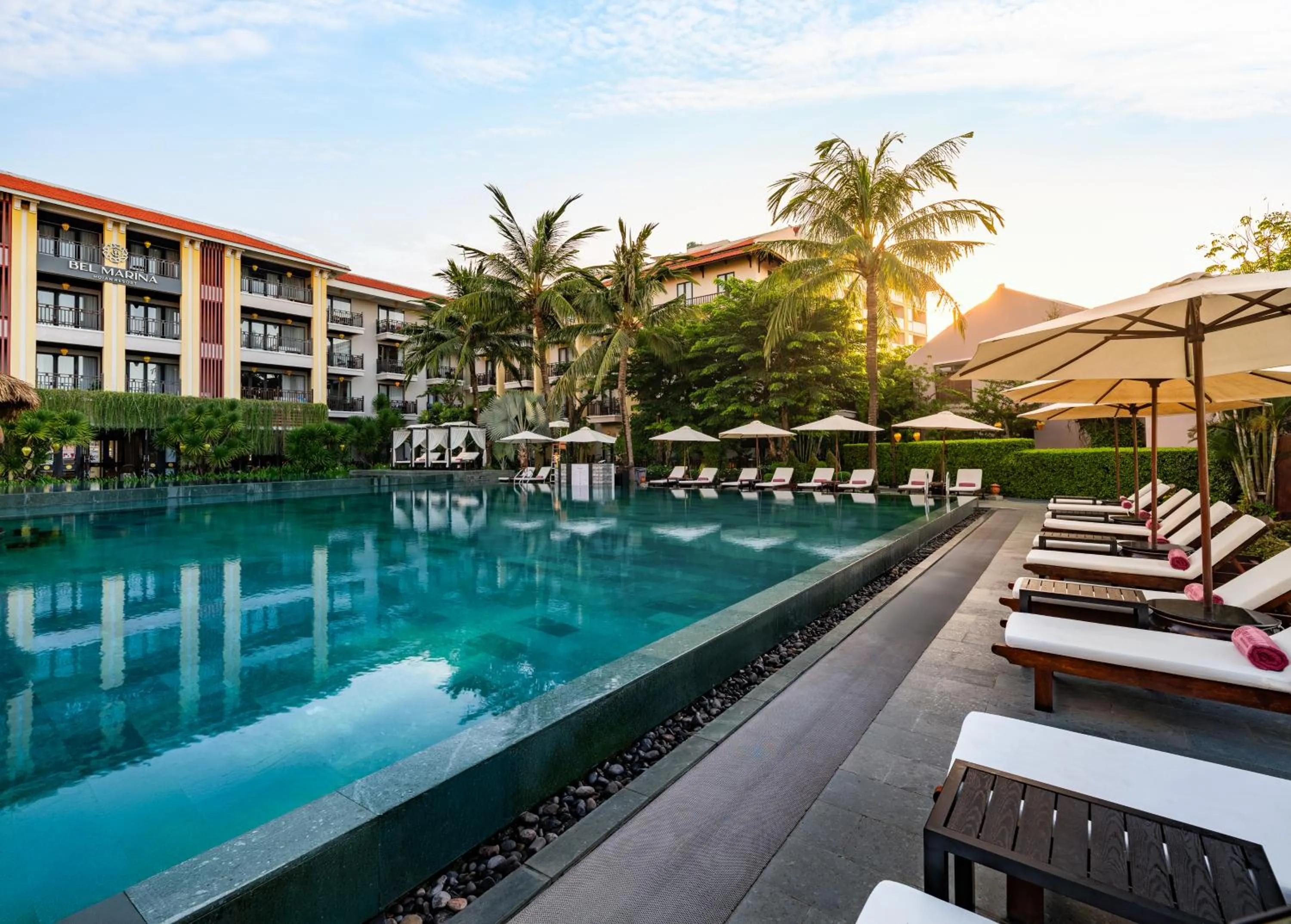 Pool view in Bel Marina Hoi An Resort