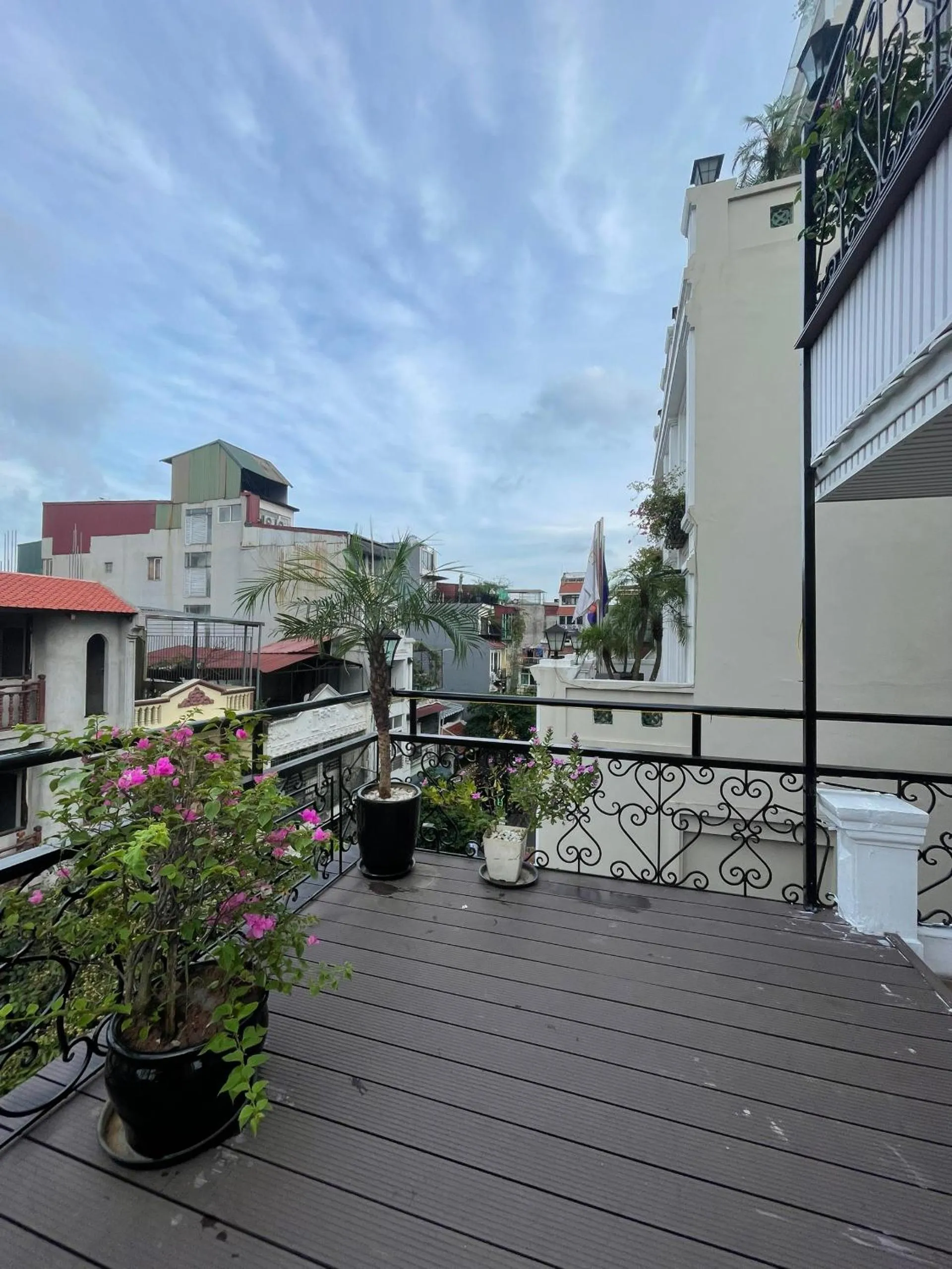 Balcony/Terrace in Hanoi Diamond King Hotel & Travel