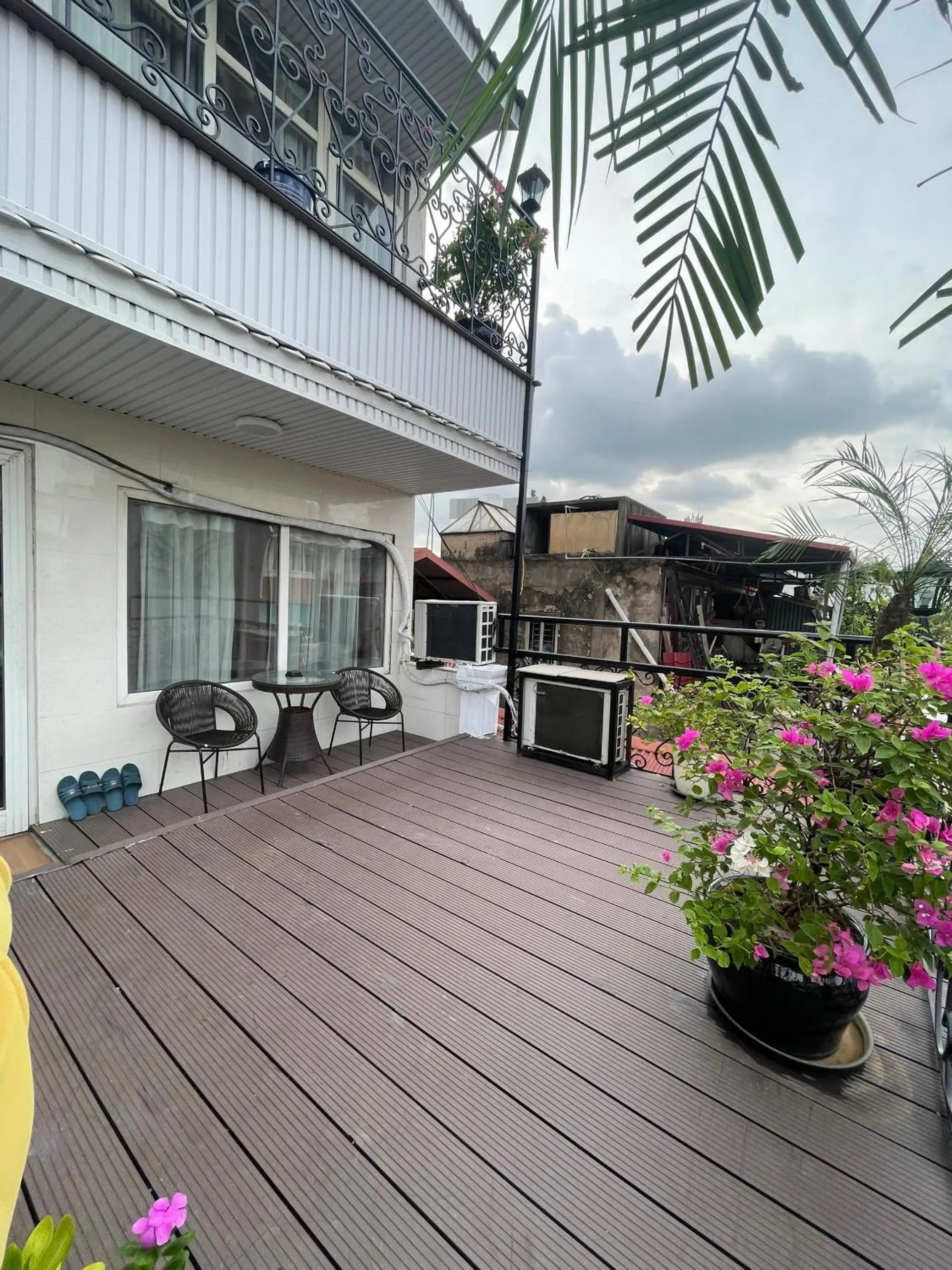 Balcony/Terrace in Hanoi Diamond King Hotel & Travel