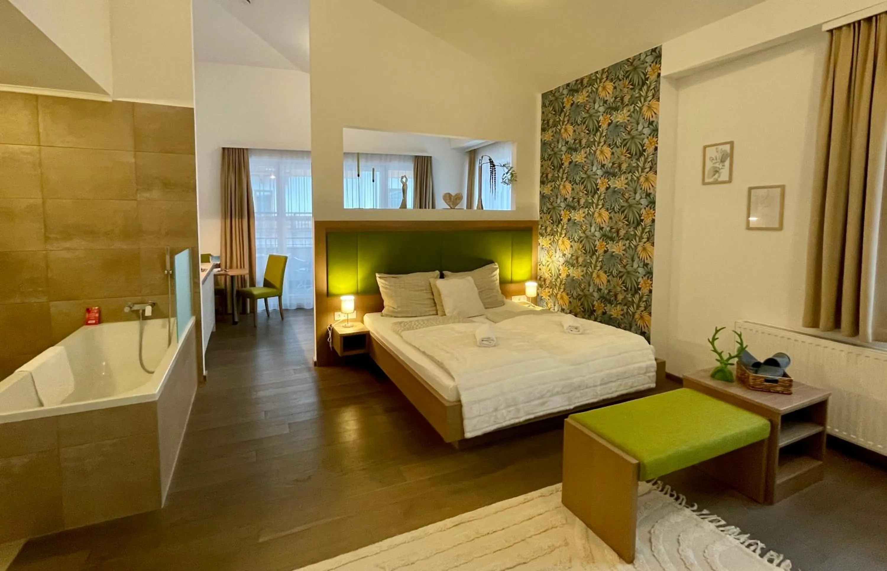 Photo of the whole room, Bed in Aparthotel Bergtraum