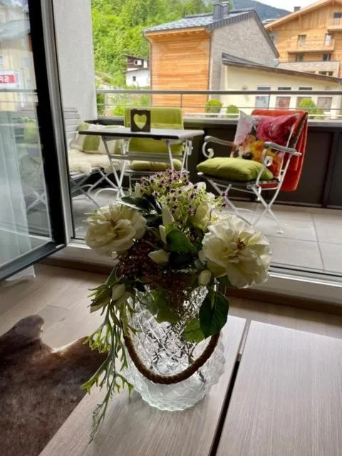 Balcony/Terrace in Aparthotel Bergtraum