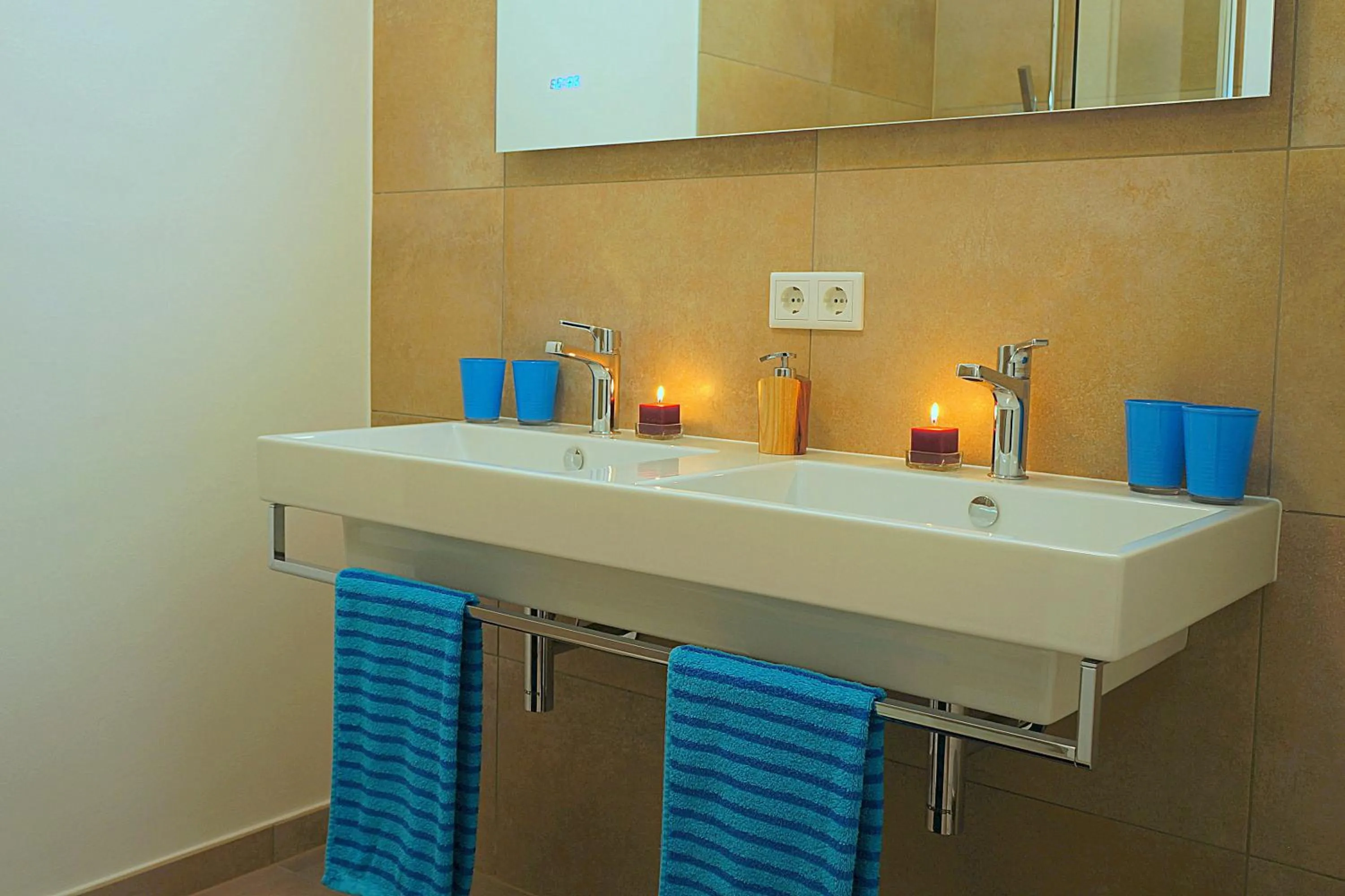 Bathroom in Aparthotel Bergtraum