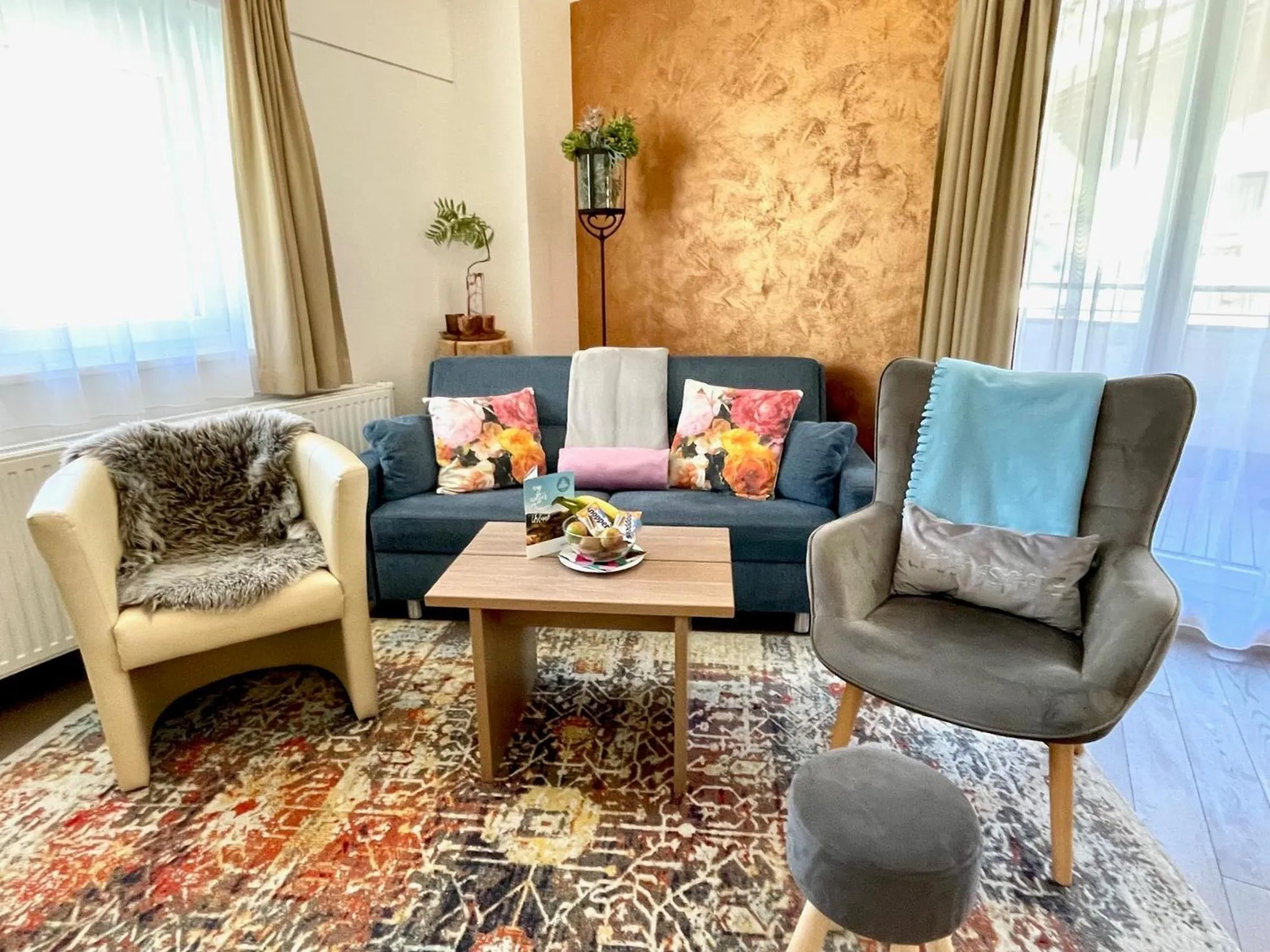 Living room in Aparthotel Bergtraum