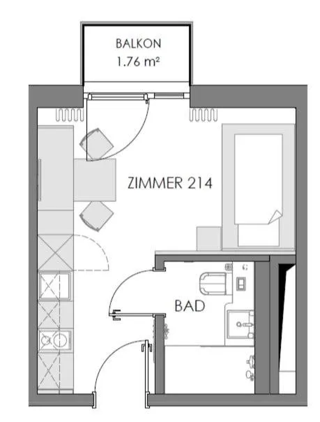 Floor plan in INhouse - Wohnen auf Zeit