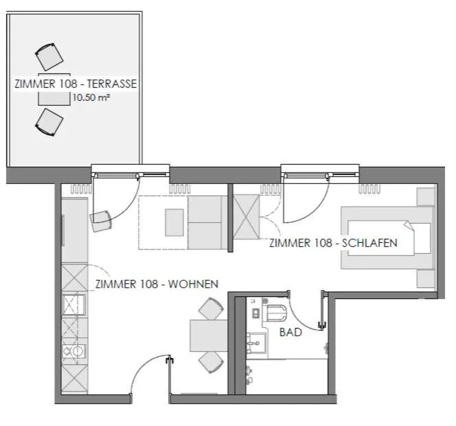 Floor plan in INhouse - Wohnen auf Zeit