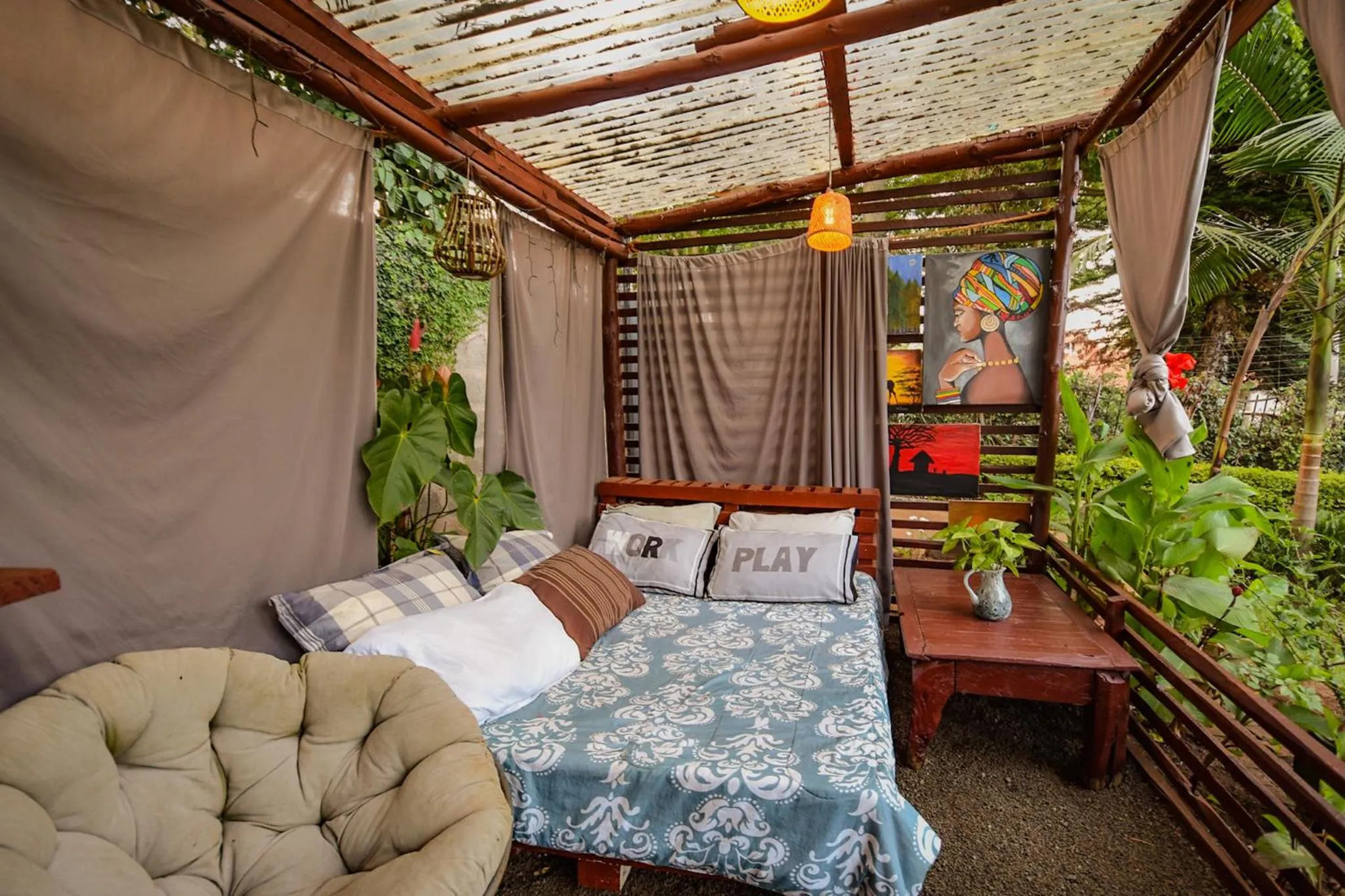 Garden in Utamaduni House B&B