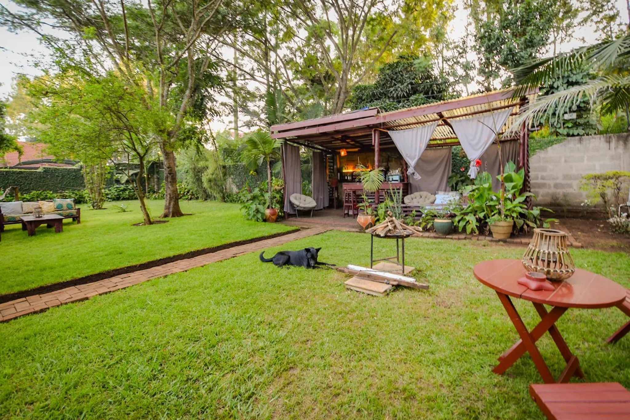 Garden in Utamaduni House B&B