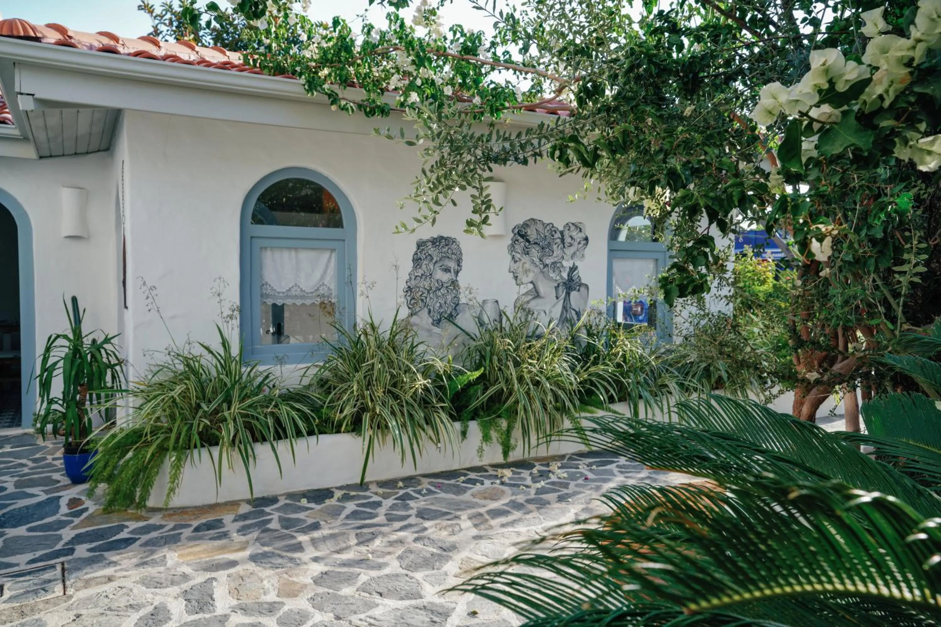 Garden view in Kassandra Boutique Hotel