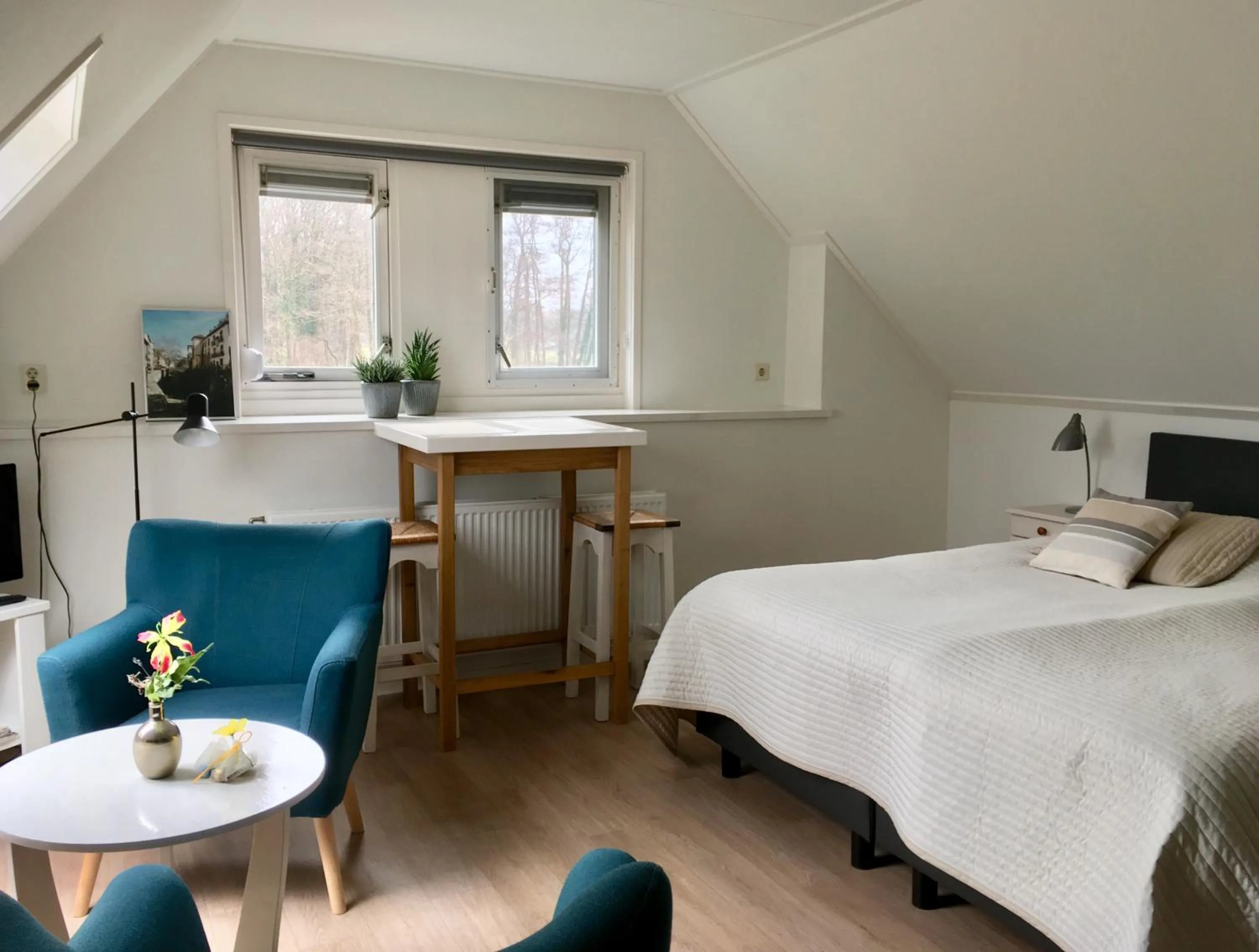 Bed in De Borg Vakantie Appartementen