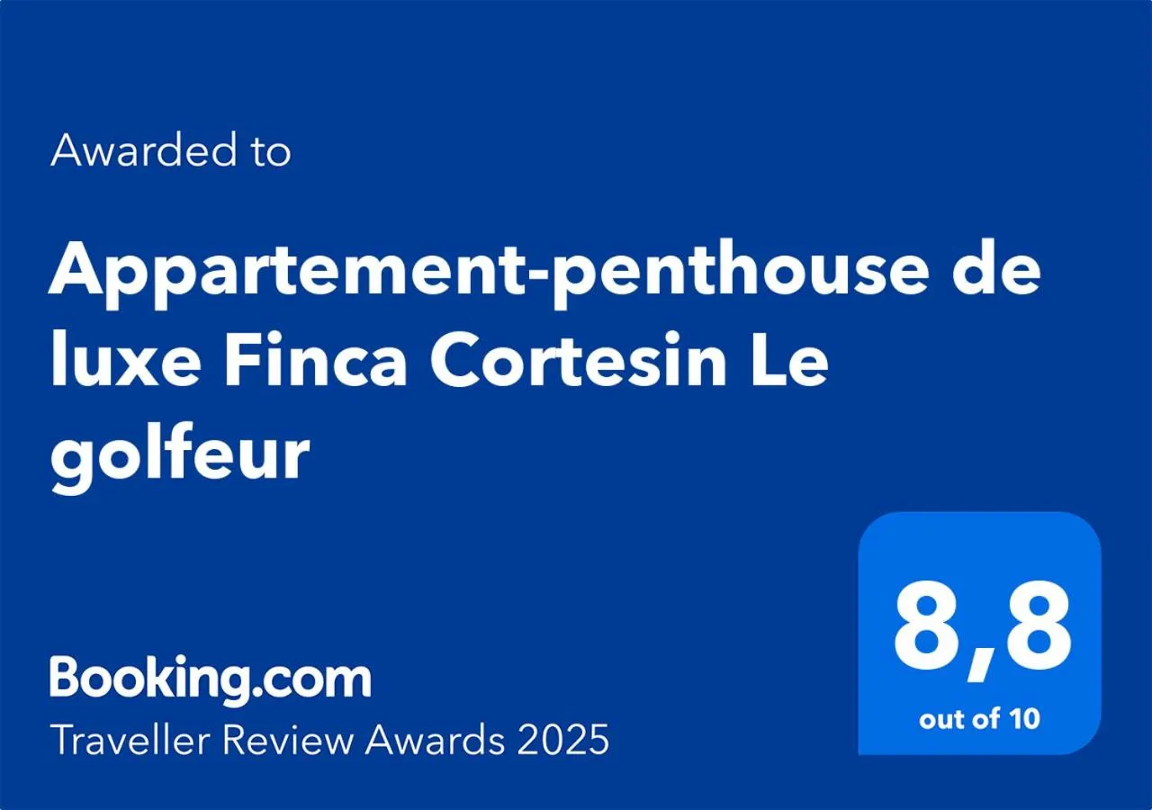 Appartement-penthouse de luxe Finca Cortesin Le golfeur