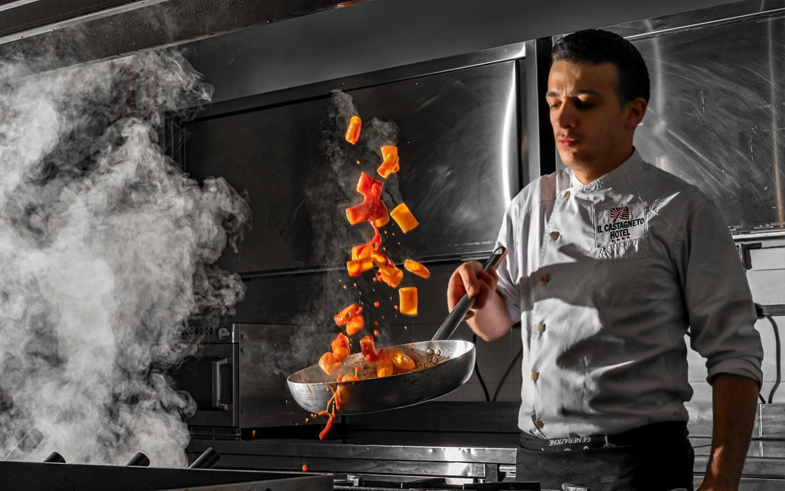 Restaurant/places to eat in Il Castagneto Hotel