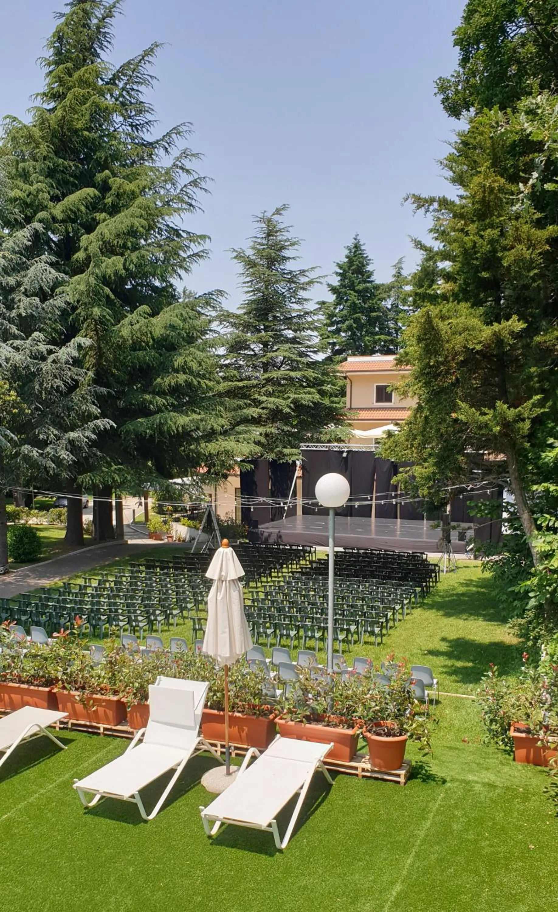 Garden view in Il Castagneto Hotel