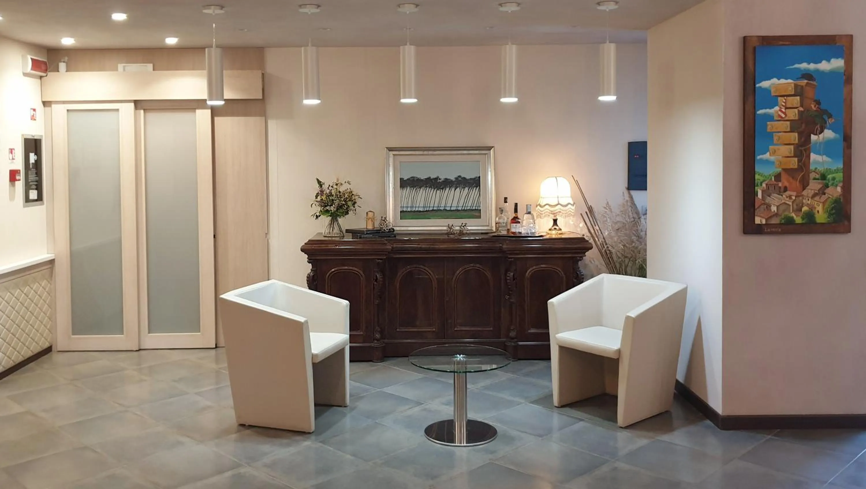 Lobby or reception in Il Castagneto Hotel