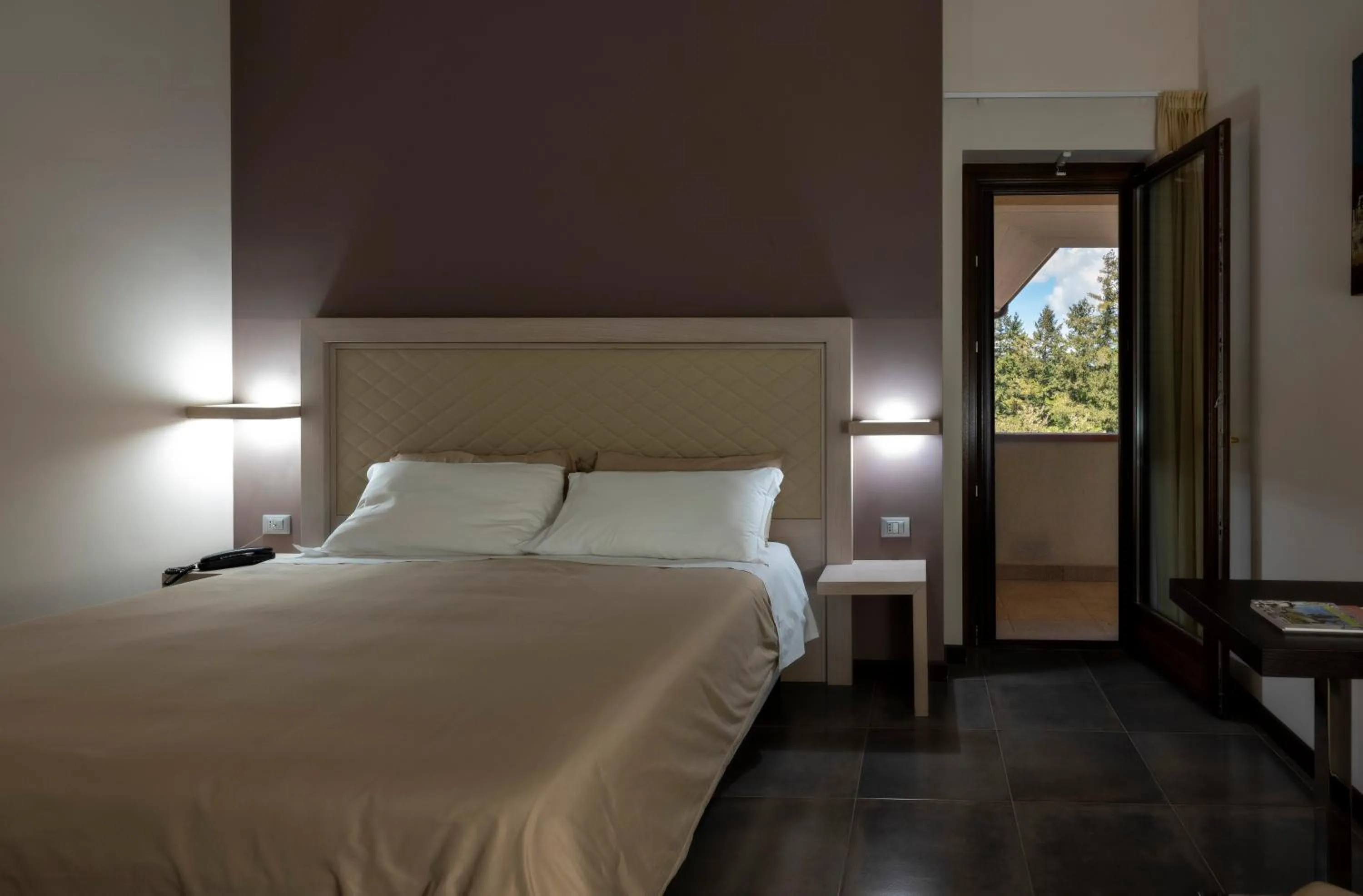 Bed in Il Castagneto Hotel