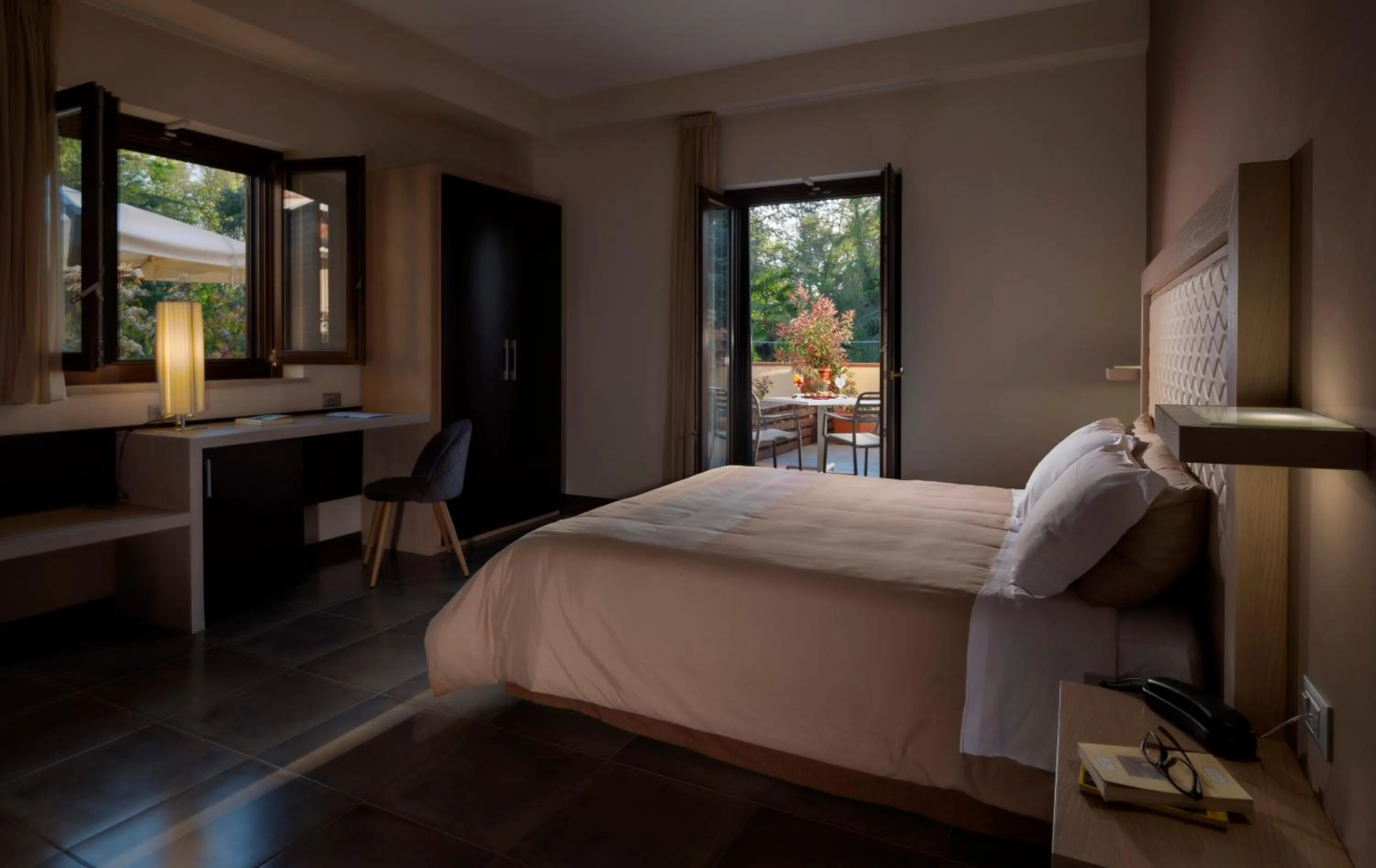 Bed in Il Castagneto Hotel